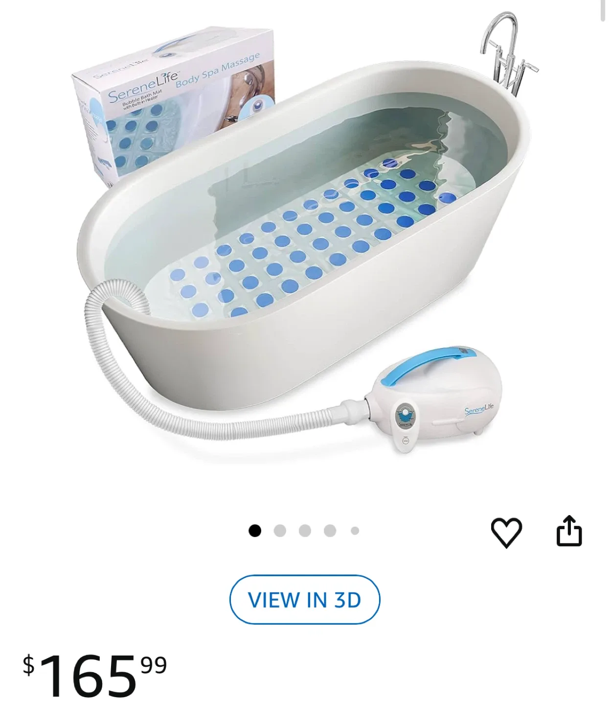 Bubble bath  Spa Massage Mat with Heater