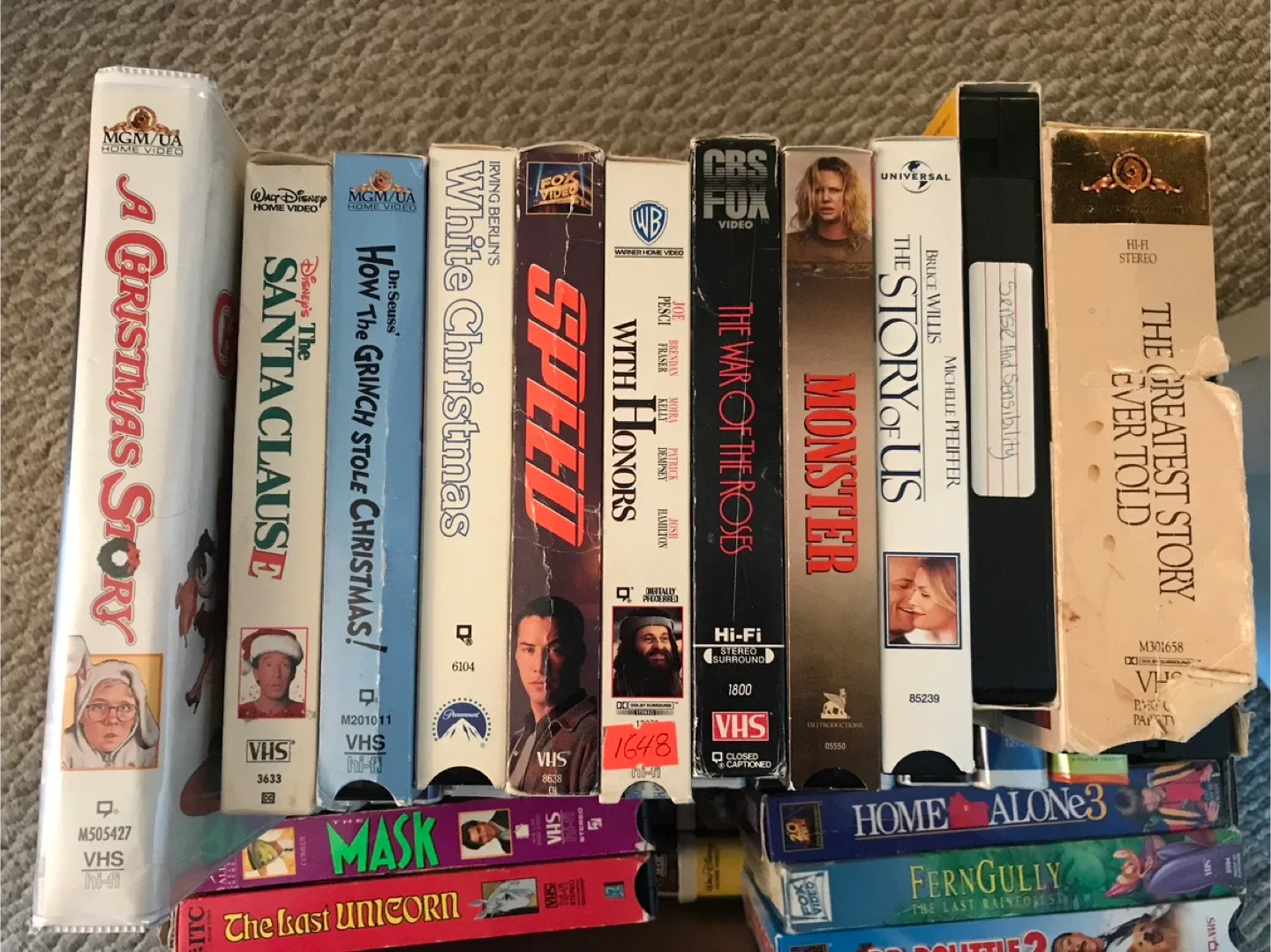 Box of VHS and DVD Movies image indicator(4)