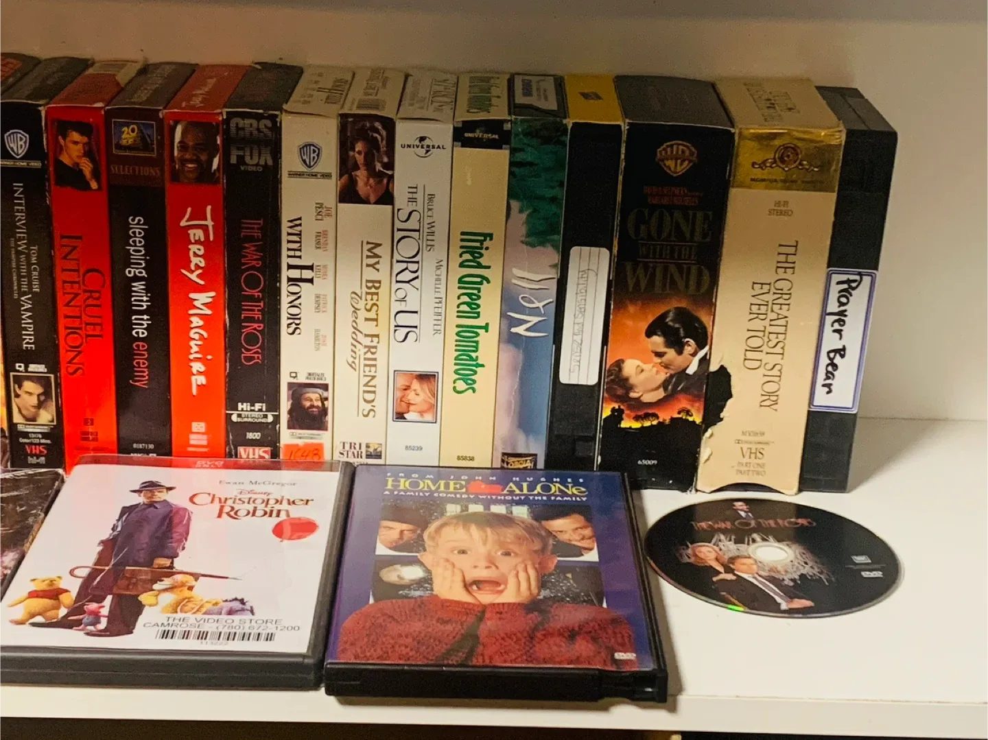 Box of VHS and DVD Movies image indicator(6)