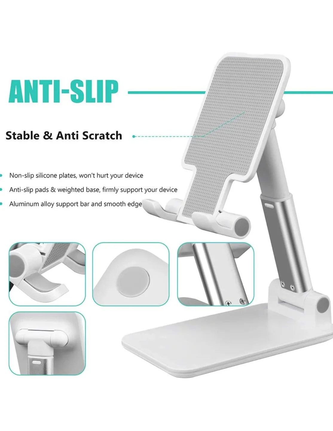 Foldable Phone & Tablet Stand - Adjustable & Portable image indicator(4)