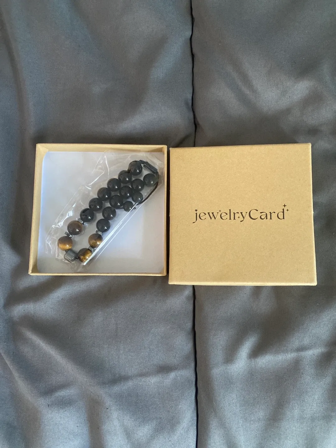 Jewelry Card Bracelet - Black & Brown