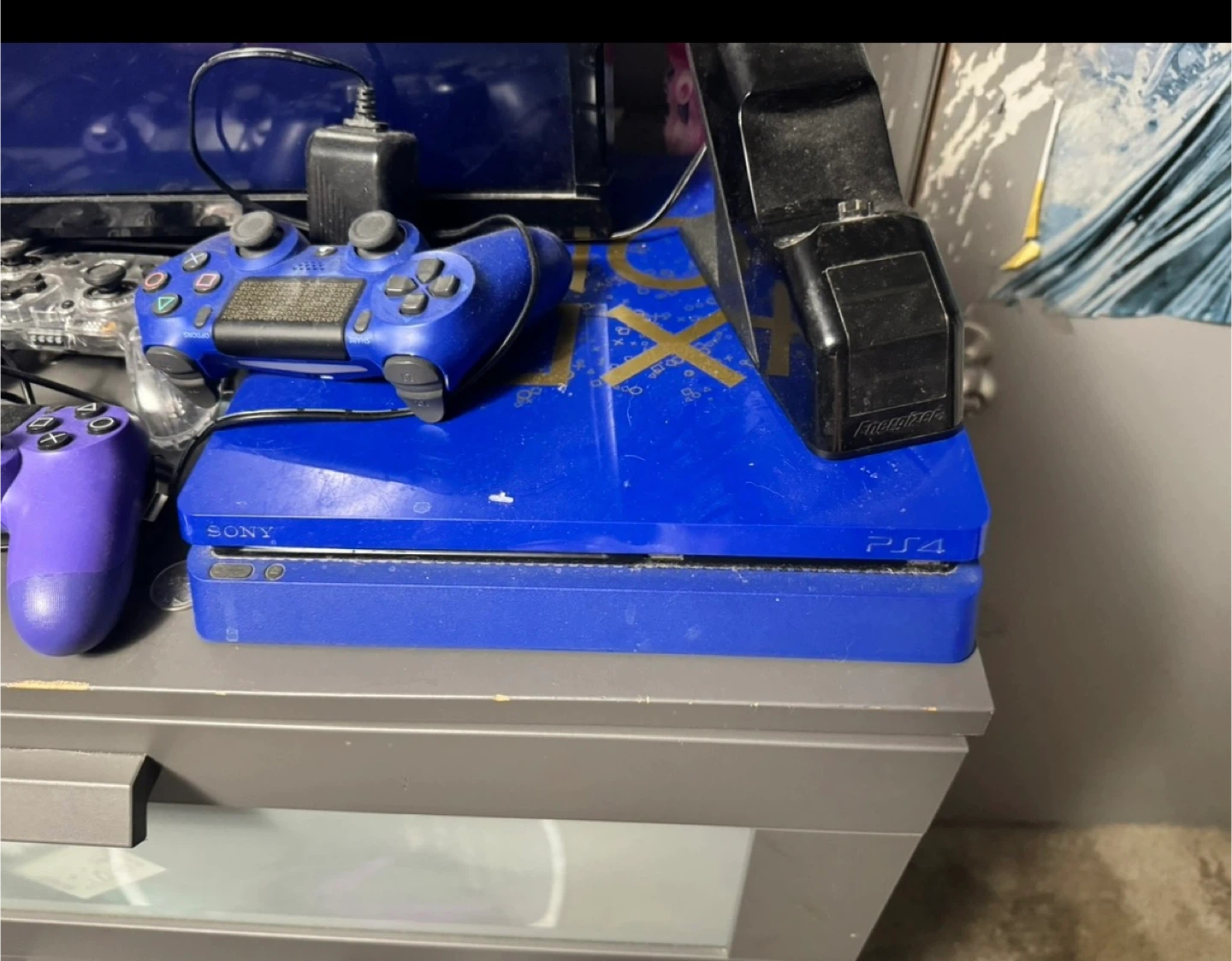 Blue Sony PlayStation 4 - photo 2