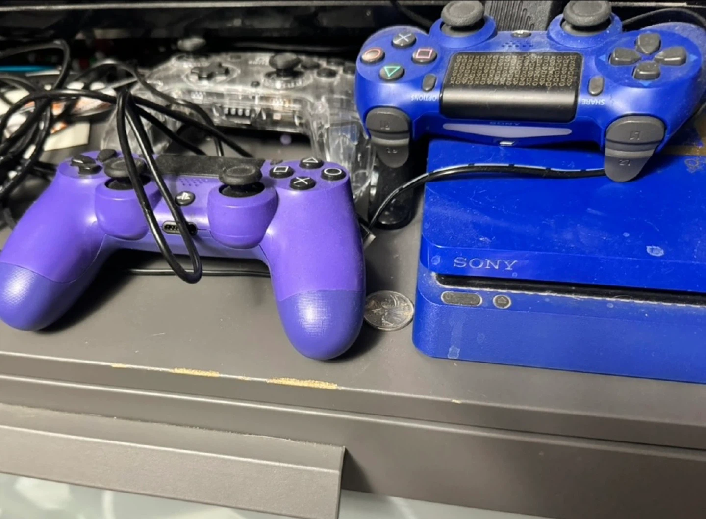 Blue Sony PlayStation 4