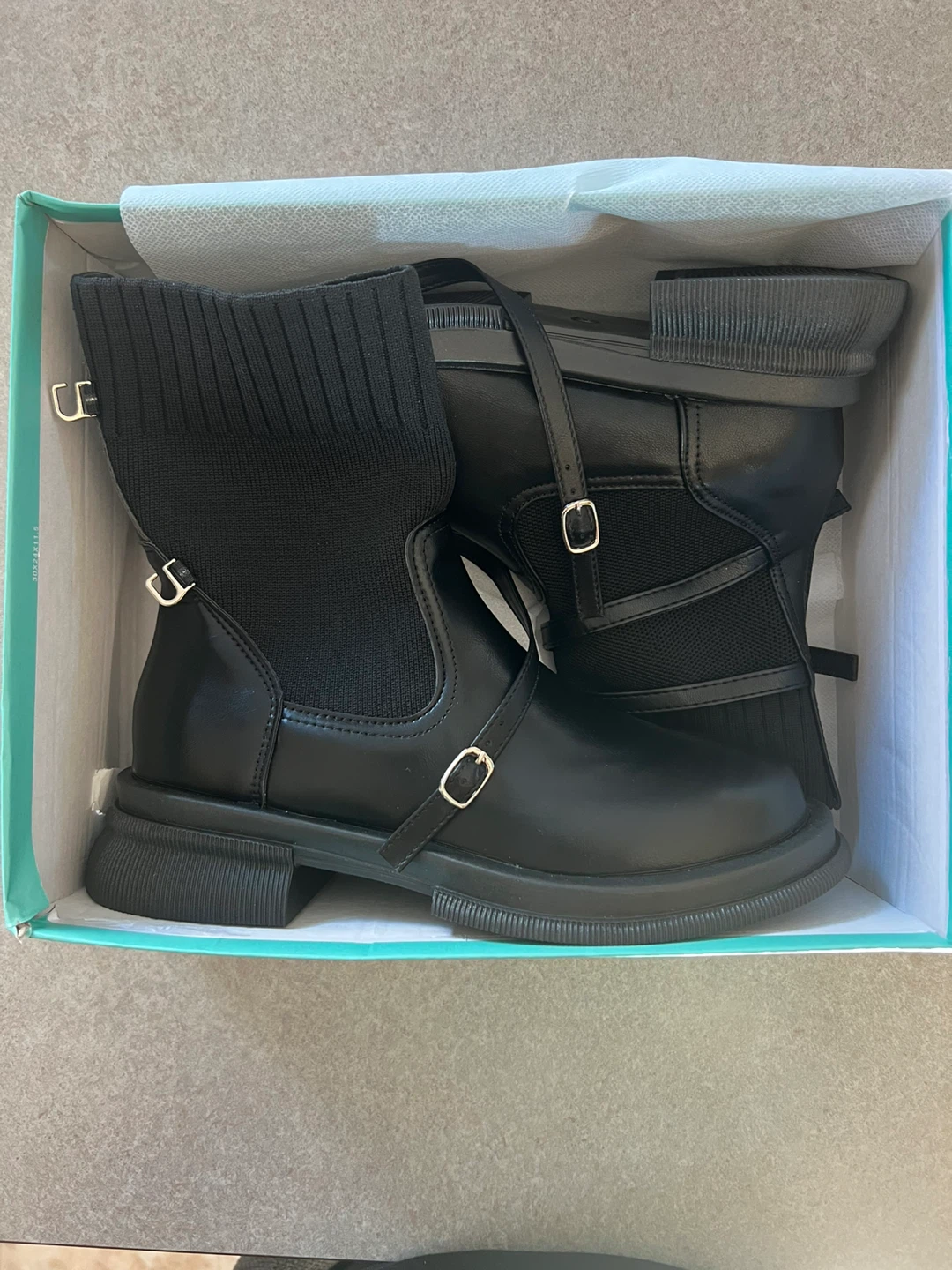 Black Ankle Boots - Size 9 (EU 40)
