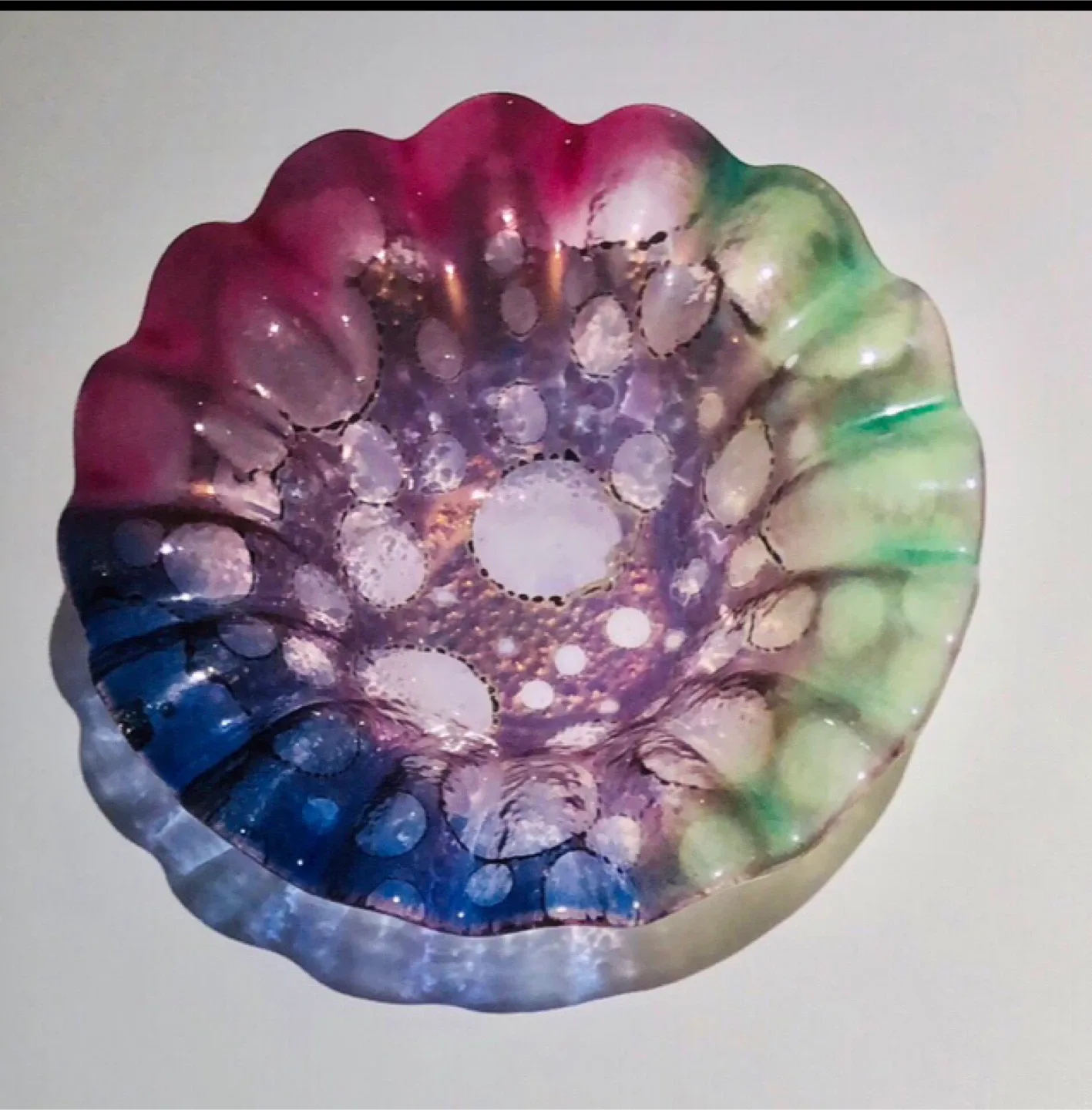 Glass Dish Set-Fused Glass image indicator(2)