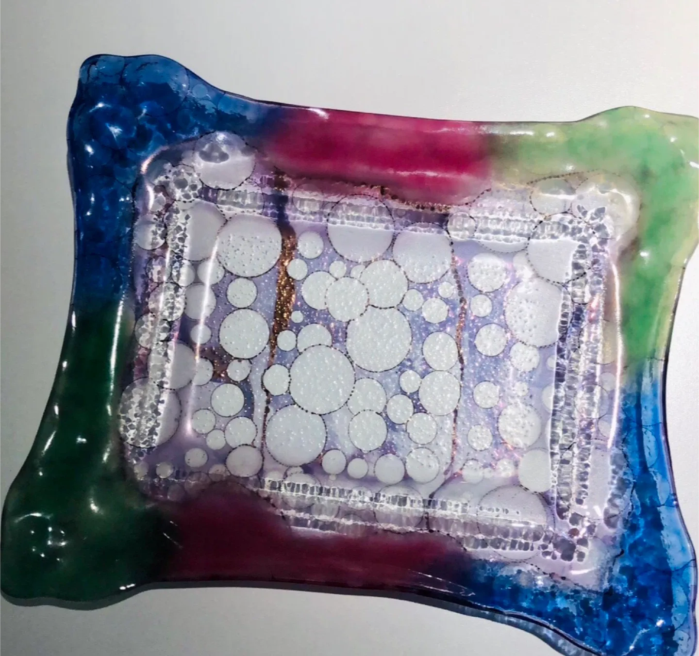 Glass Dish Set-Fused Glass