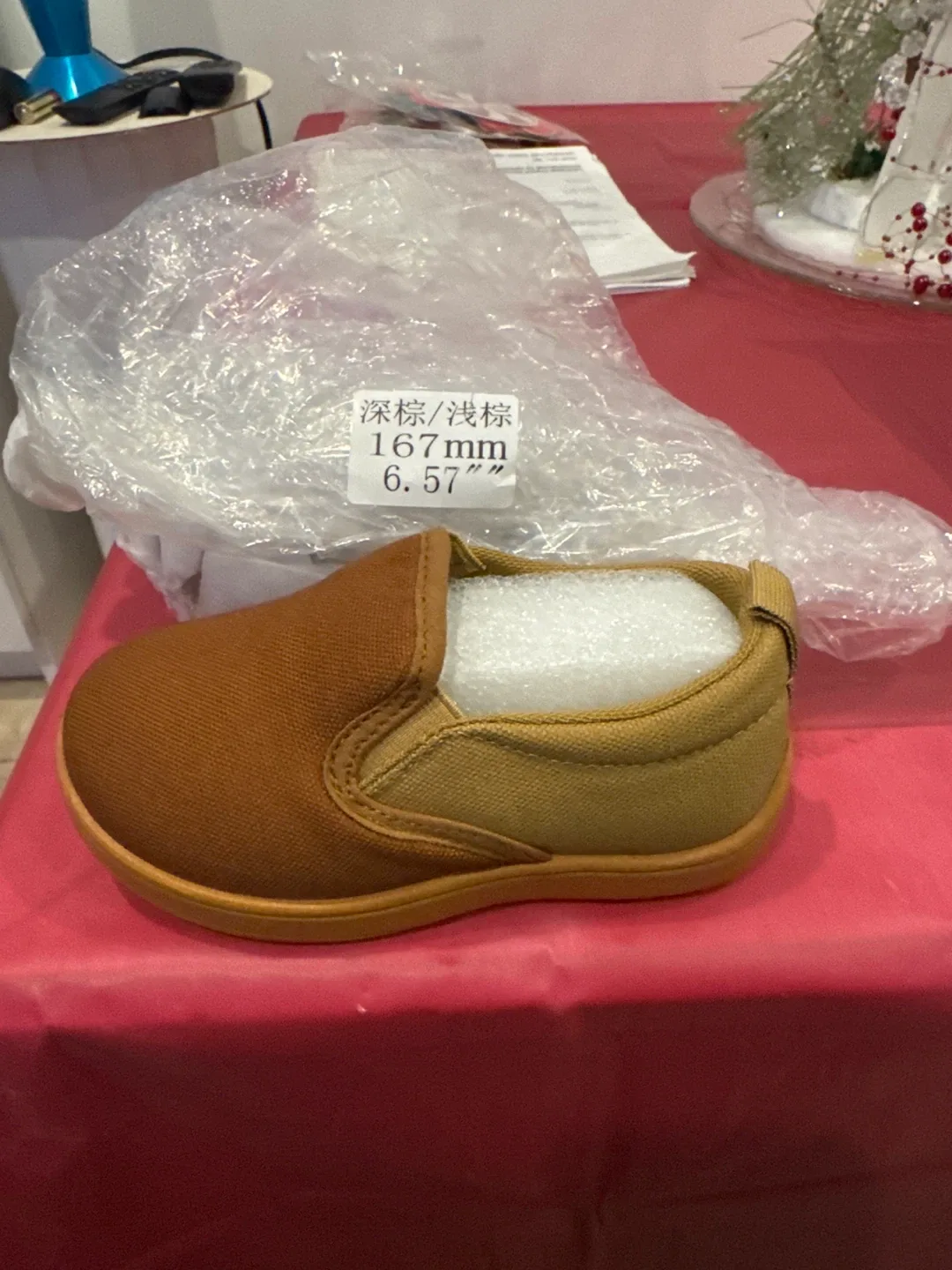 Toddler Brown Slip-On Shoes - Size 6.5 image indicator(3)