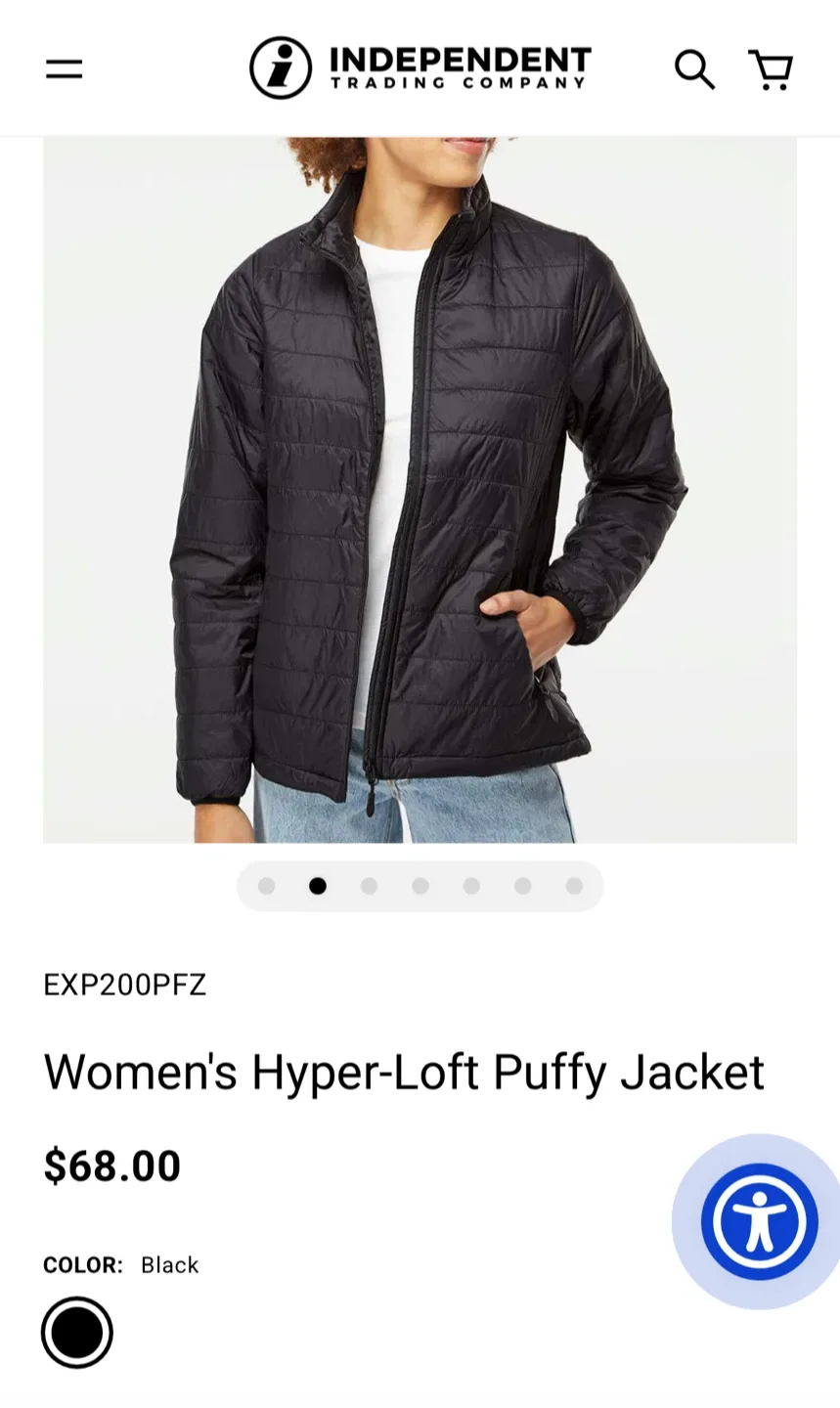 Brand new, Women's Hyper-Loft Puffy Jacket, size XXL. image indicator(5)