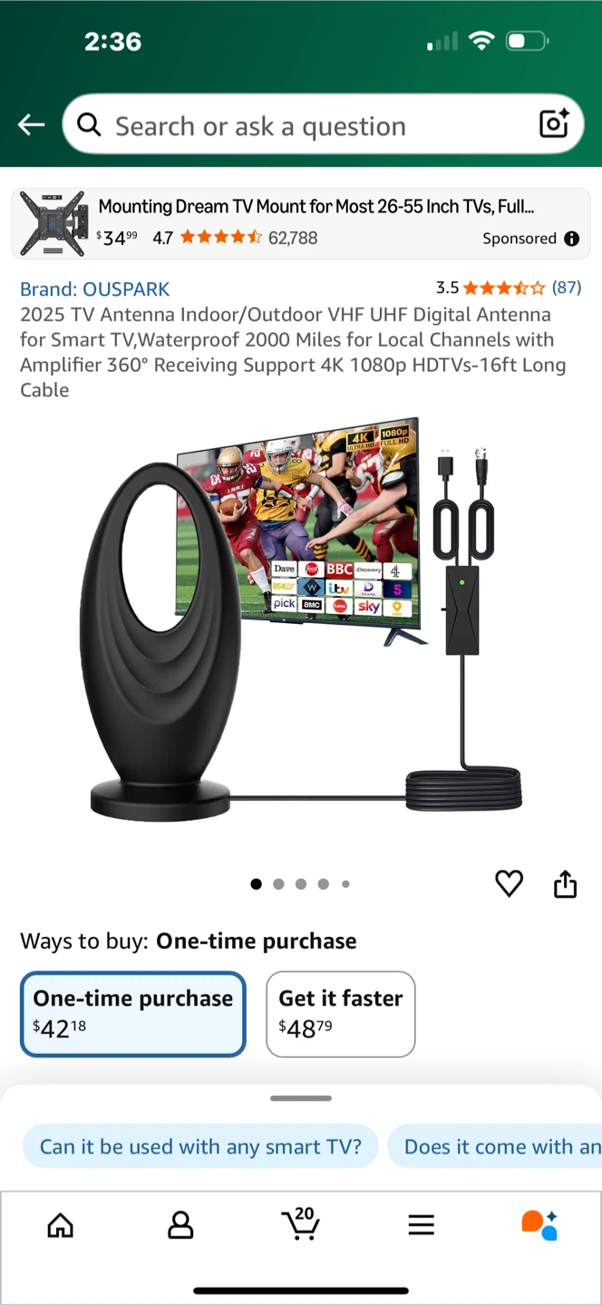 New Digital HDTV Antenna