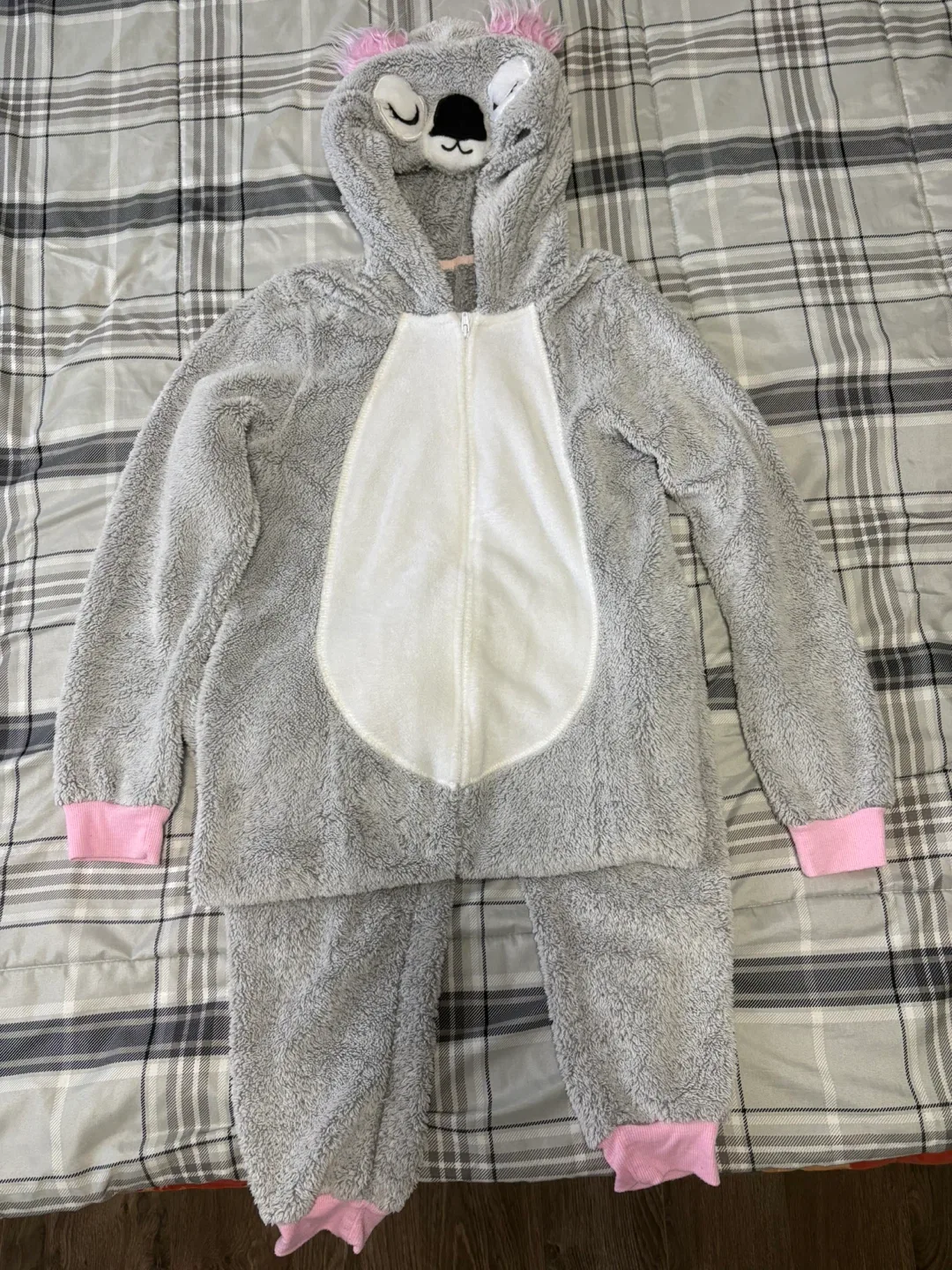 Koala Onesie - Grey, Size M