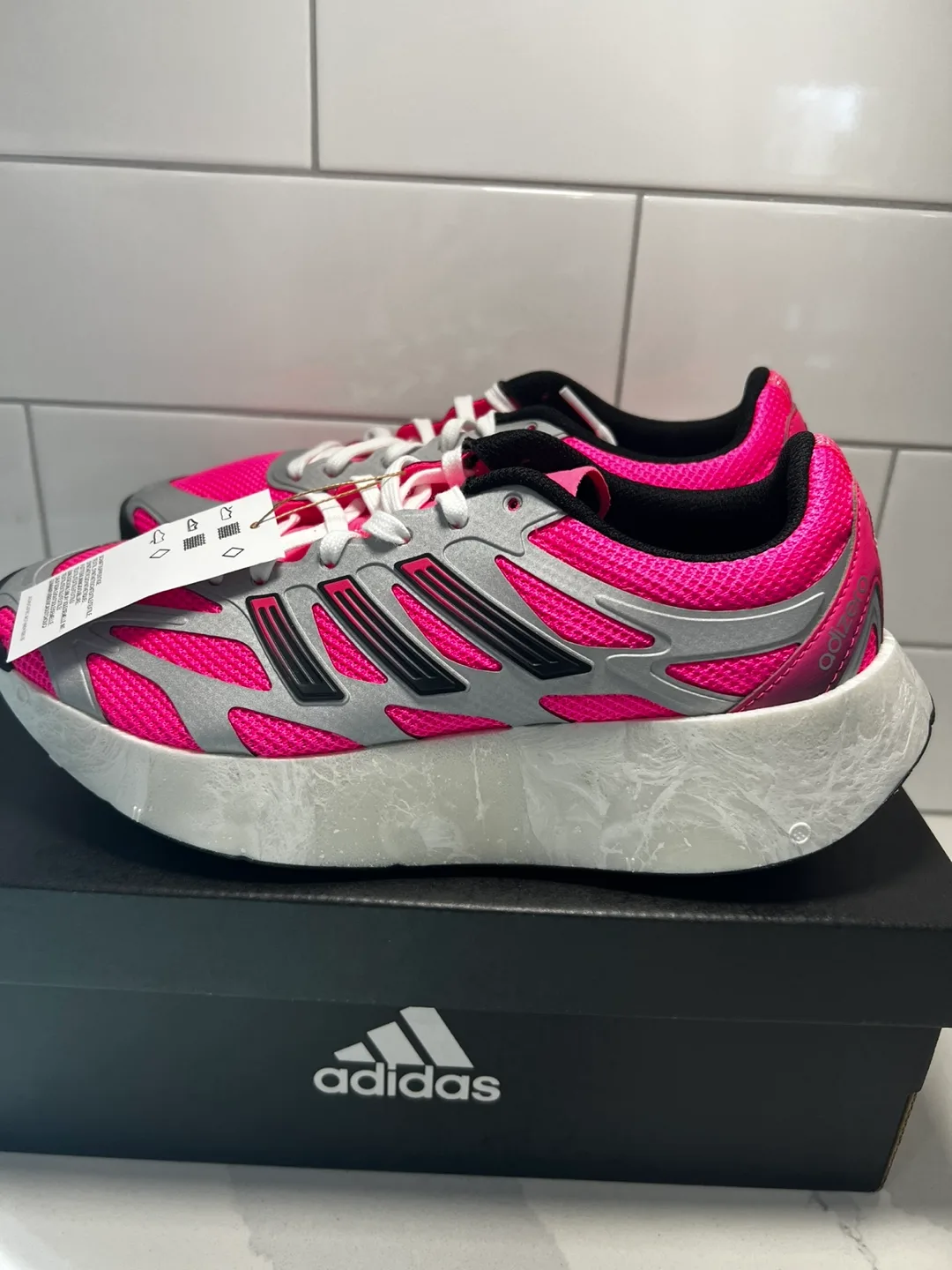 NEW Adidas Adizero Aruku W Pink/Silver US 8.5