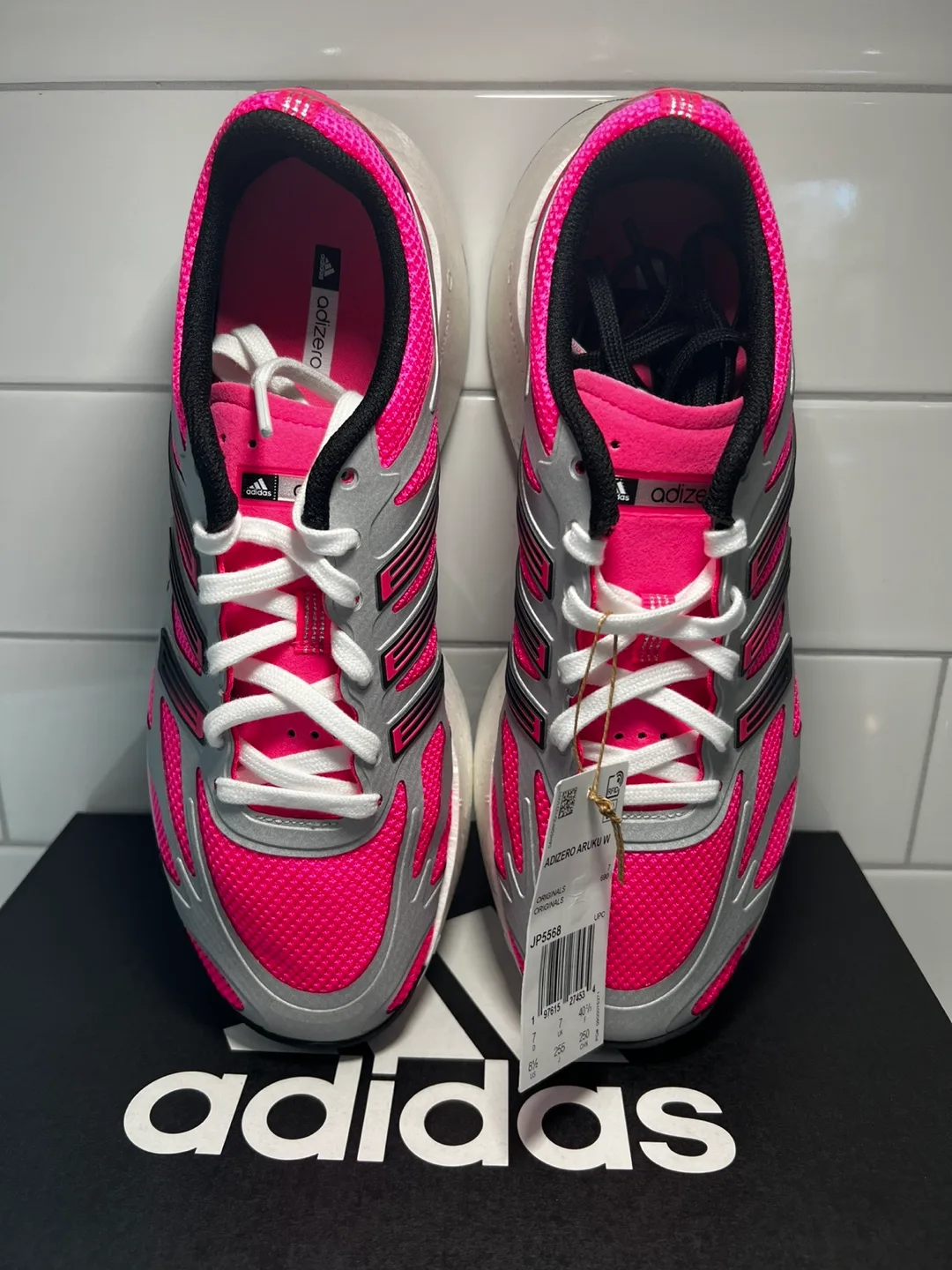 NEW Adidas Adizero Aruku W Pink/Silver US 8.5 image indicator(3)