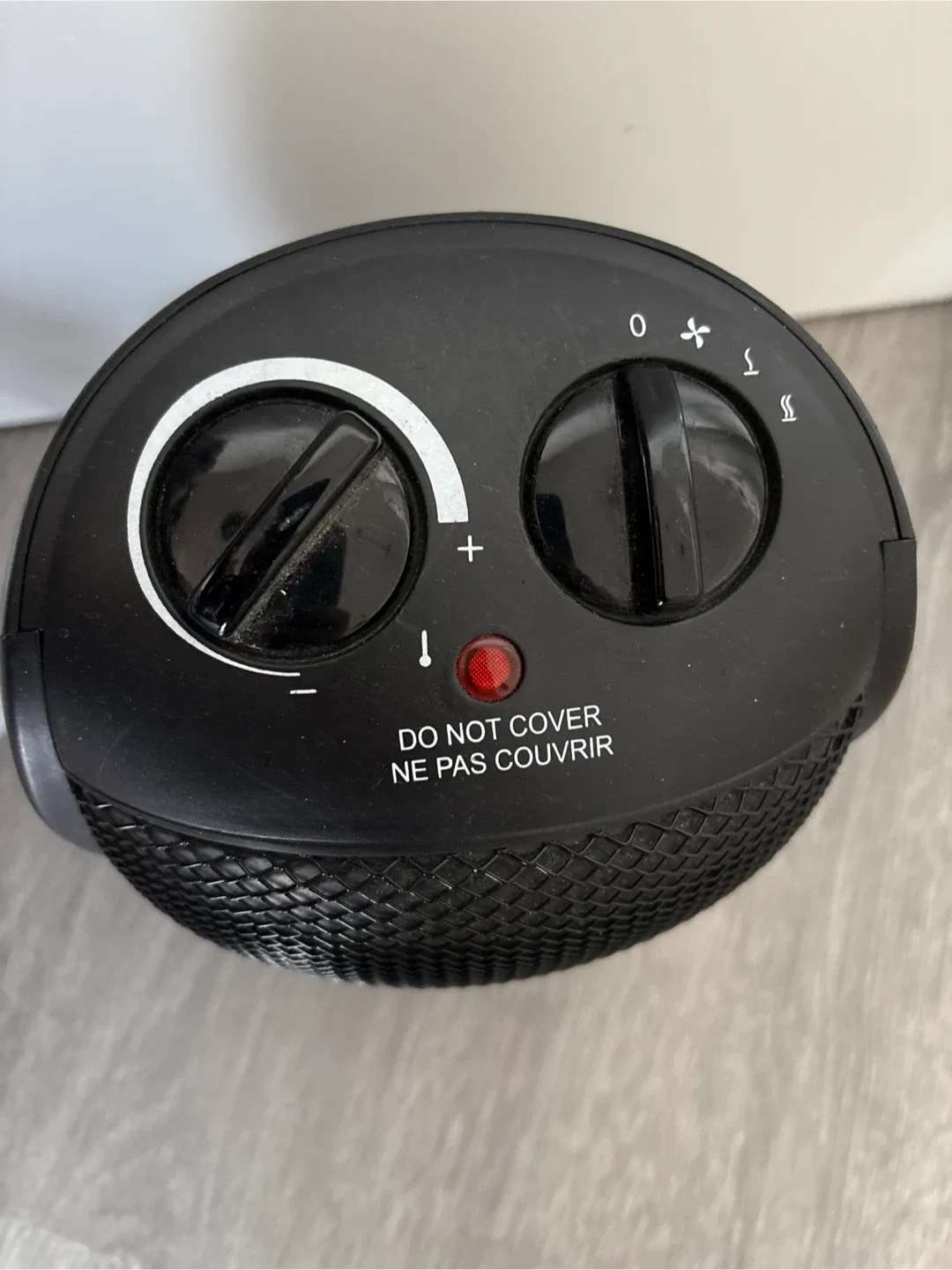 Black Portable Space Heater image indicator(2)