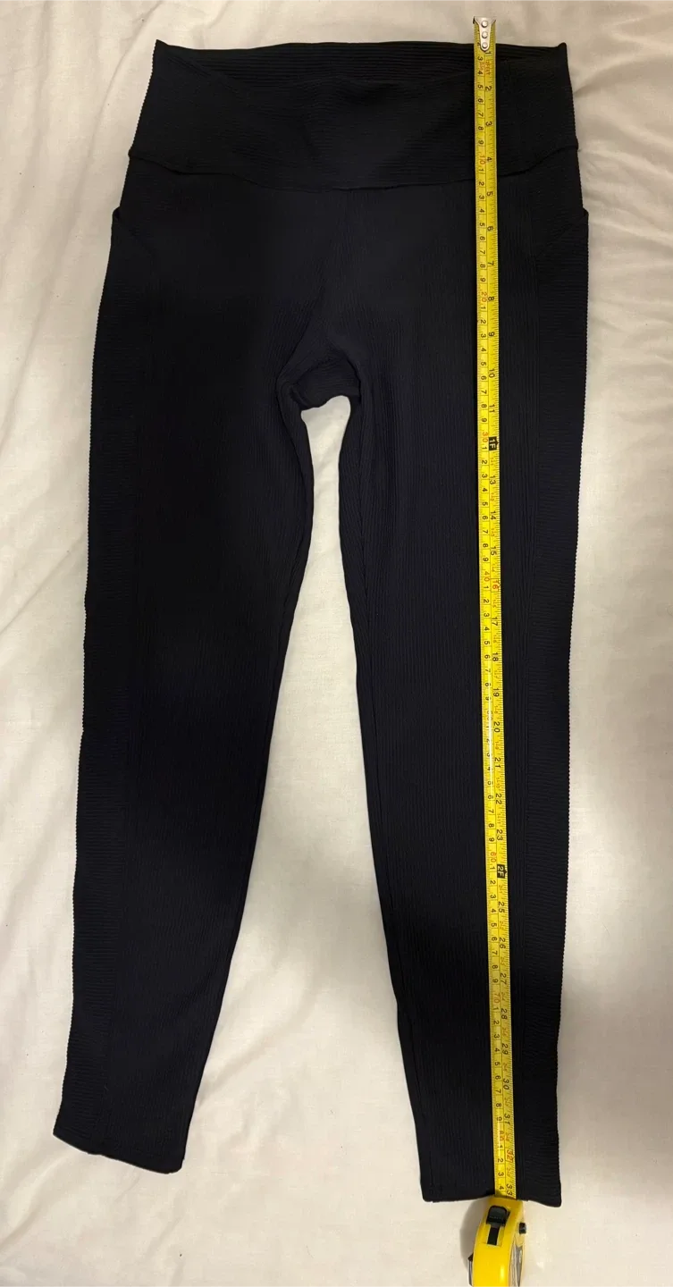 All in Motion Black Ribbed Leggings - XL #cleanout image indicator(3)