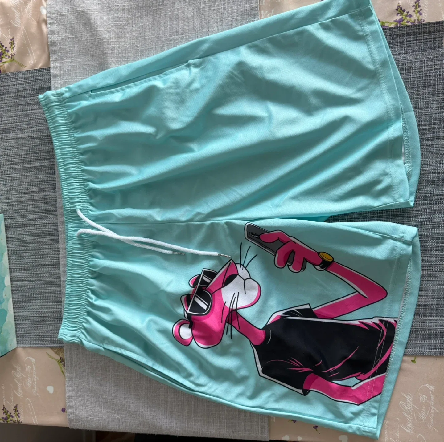 Pink Panther Blue Shorts L. beachwear