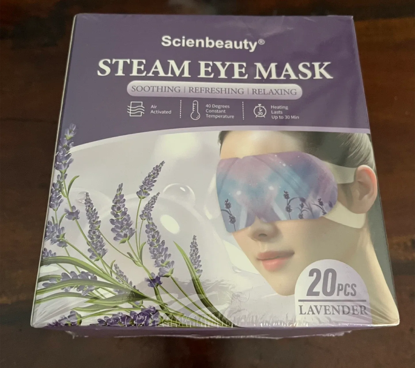 New Scienbeauty Steam Eye Mask - Lavender