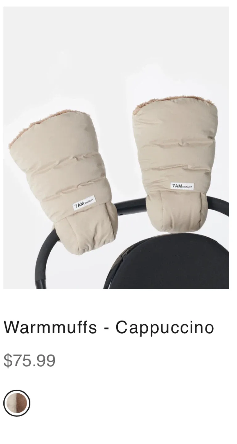 BNIB- 7AM ENFANT Stroller muff & warmmuffs image indicator(2)