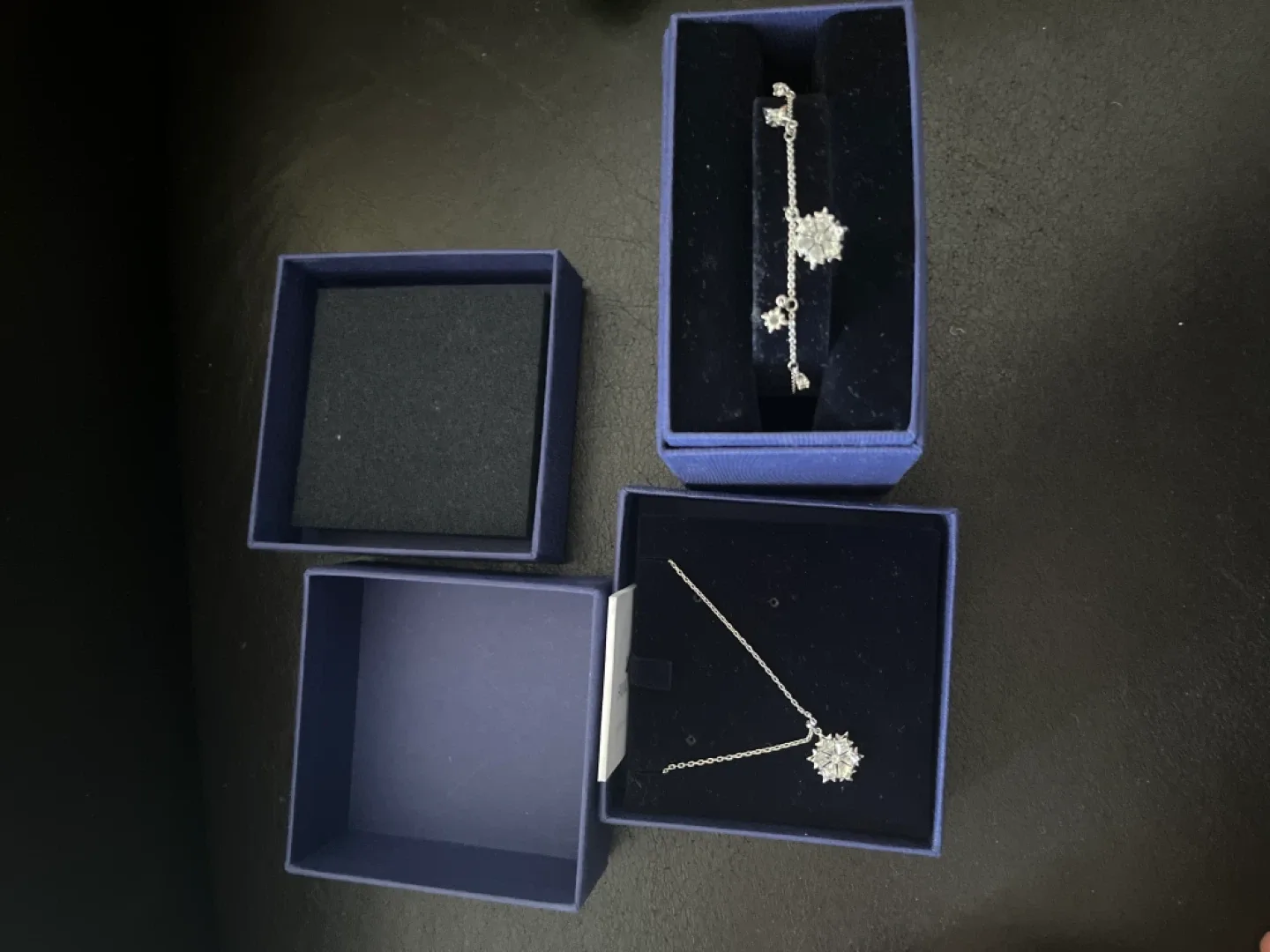 Swarovski Necklace and Bracelet Set