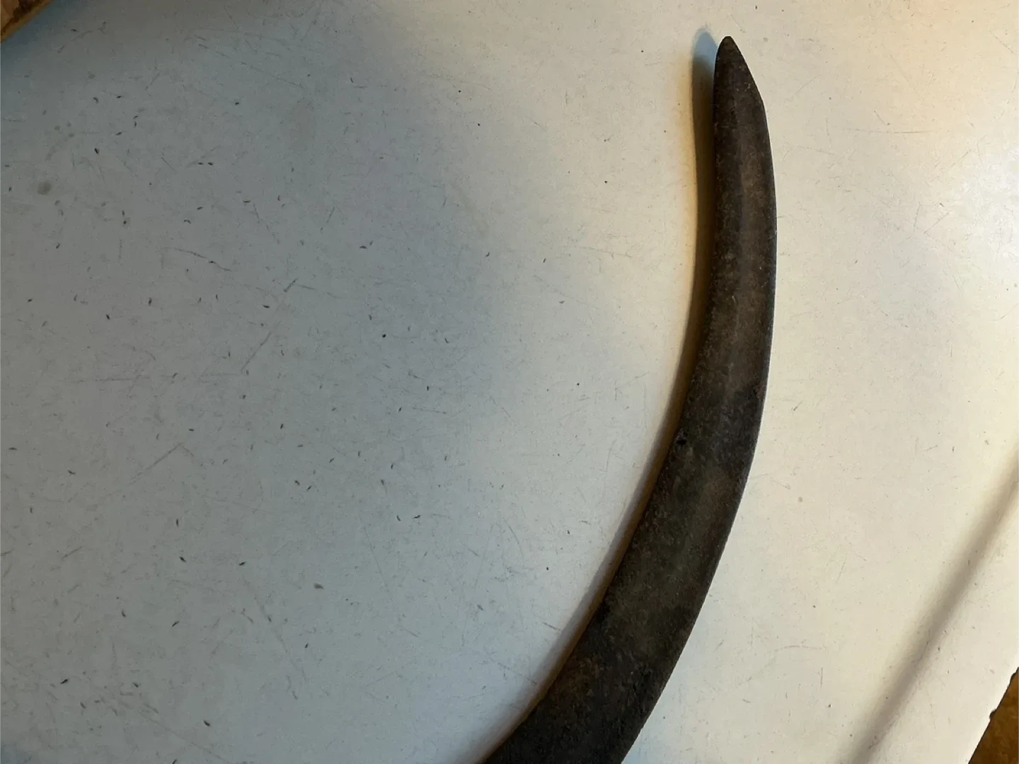 Antique Wood Handle Hay Grain Grass Cutting Sickle ! image indicator(8)