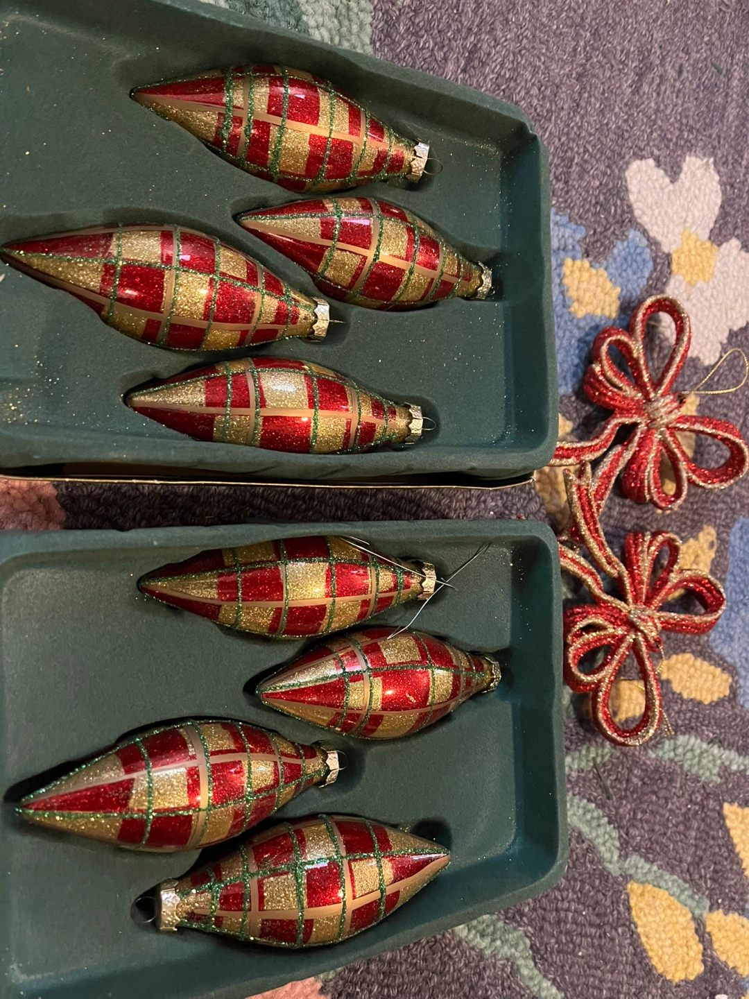Christmas Ornaments with Bows (Set of 10) - photo 4