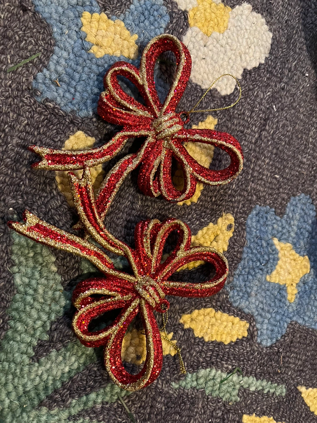 Christmas Ornaments with Bows (Set of 10) - photo 3