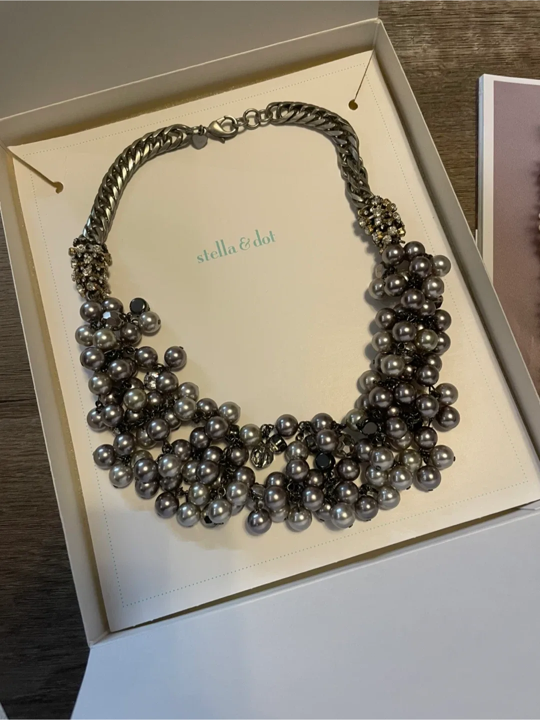 Stella & Dot Isadora Pearl Bib Necklace image indicator(2)