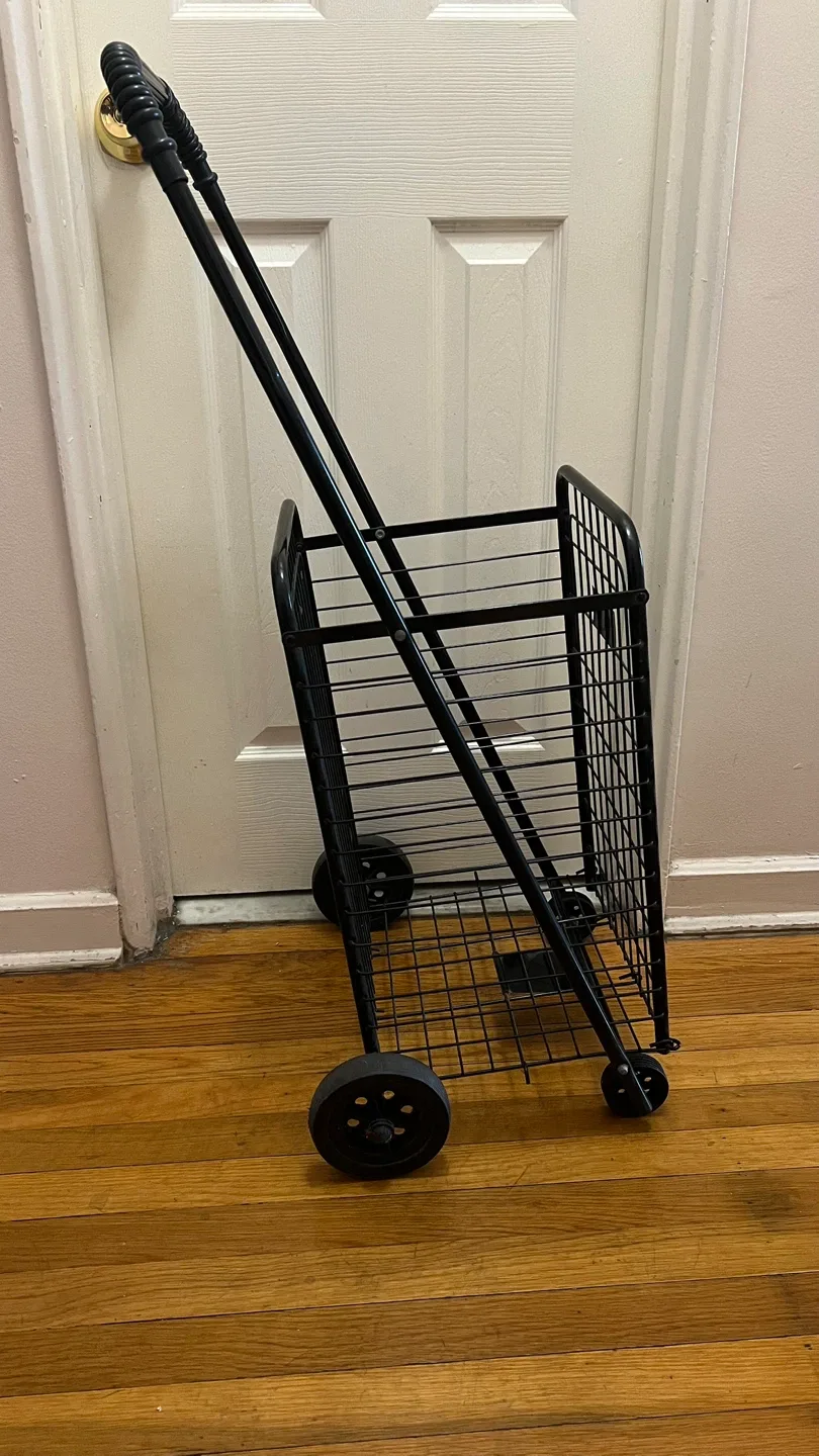 Black Shopping/Laundry Cart #cleanout image indicator(4)
