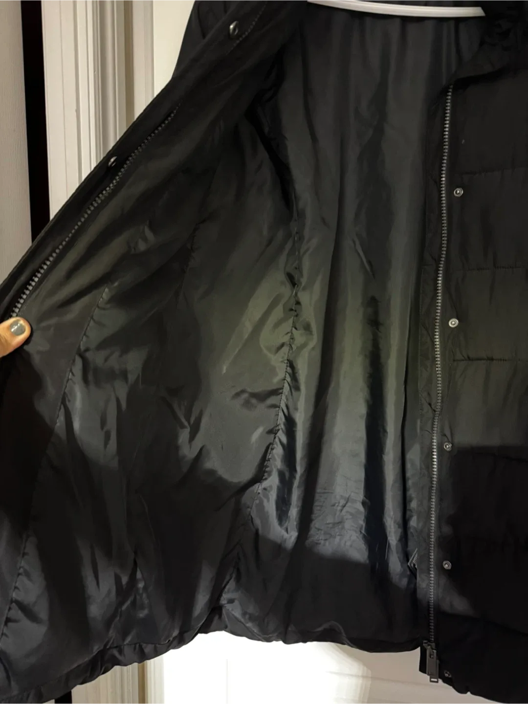 L.O.G.G. Black Puffer Coat - Size S image indicator(3)