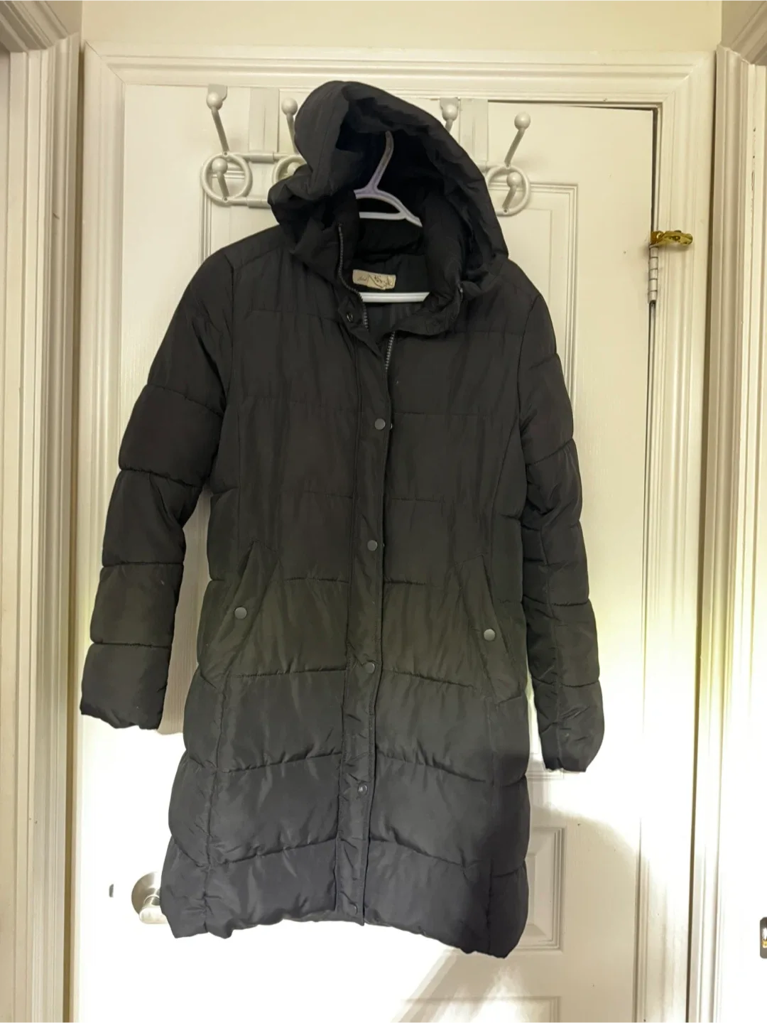L.O.G.G. Black Puffer Coat - Size S
