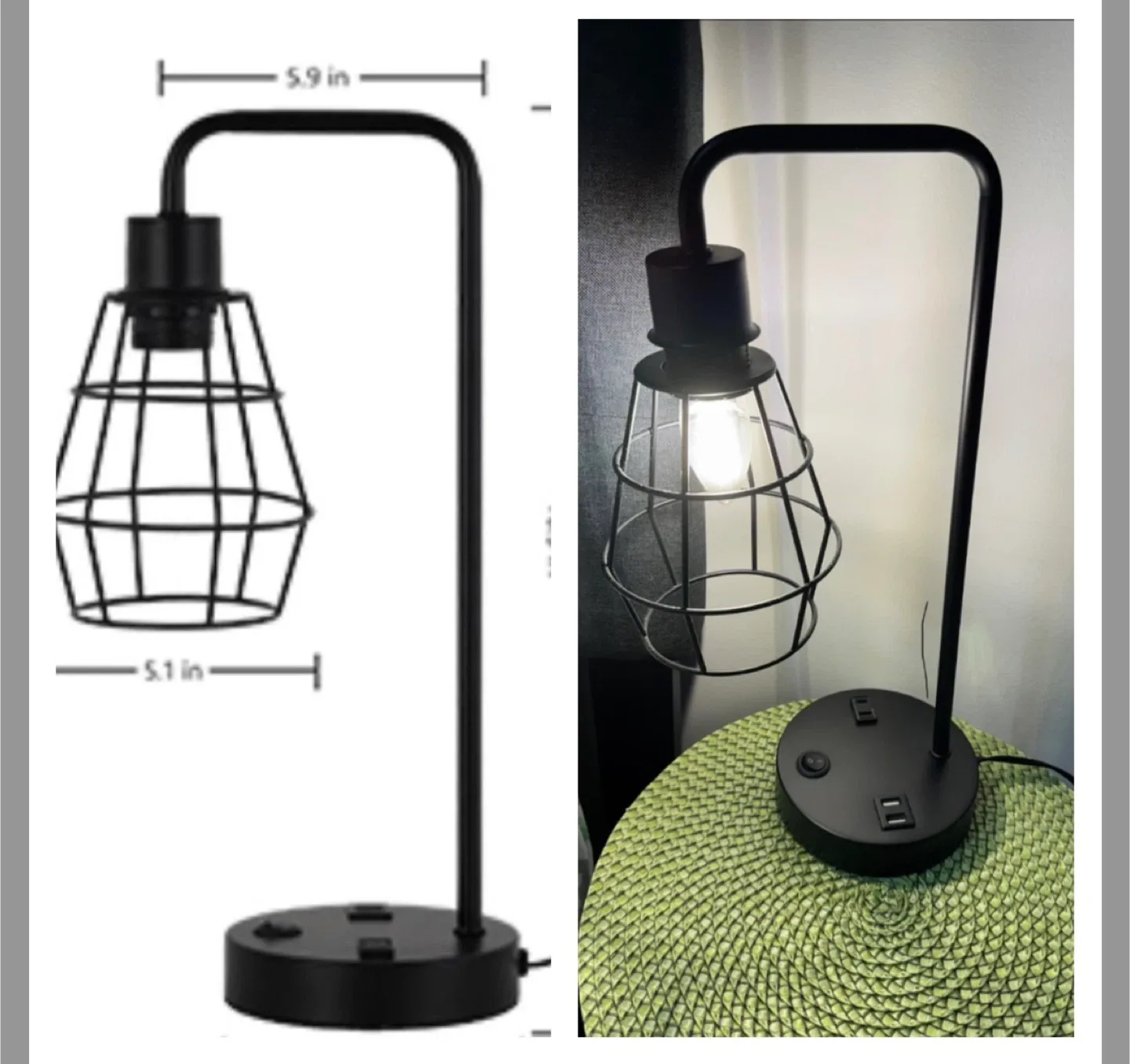 This week -  queen size bed with mattress & 2 bed side lamps image indicator(2)