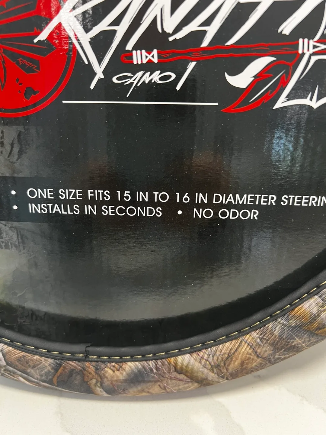 TrueTimber Camo Steering Wheel Cover 15-16 inch image indicator(4)