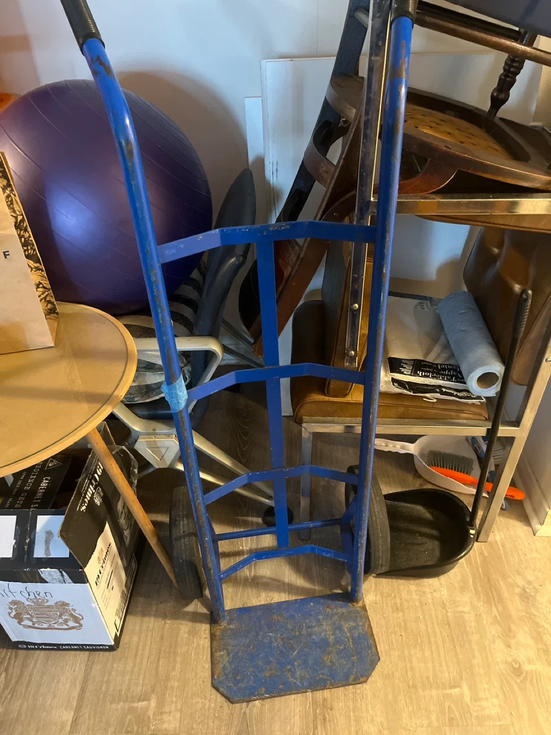 Blue Hand Truck