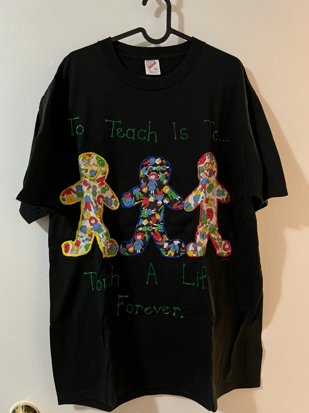 Vintage Jerzees Black T-Shirt XL