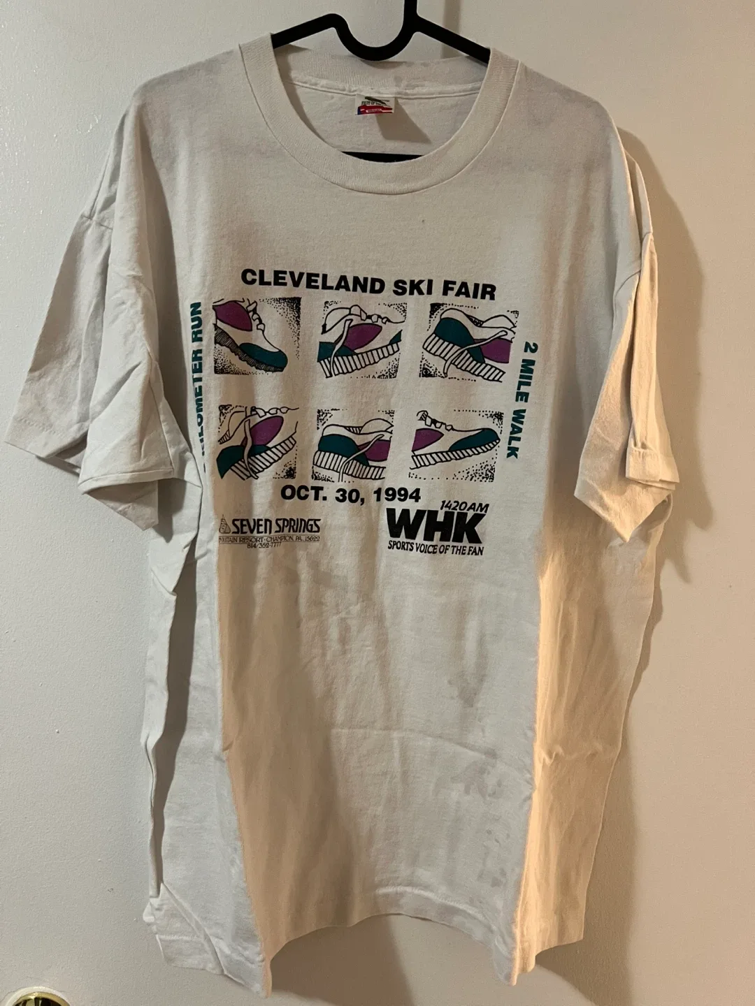 Vintage New Balance Cleveland Ski Fair T-Shirt, XL