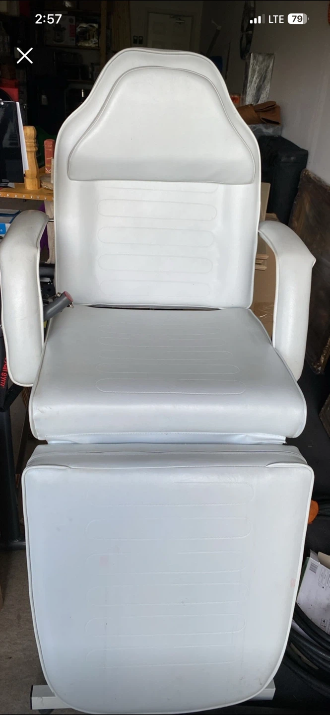 White Adjustable Treatment Chair