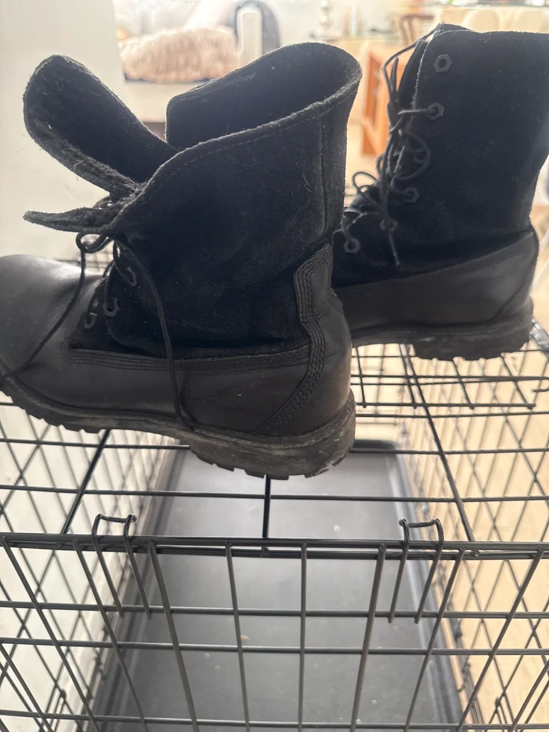 Timberland Black Leather Boots
