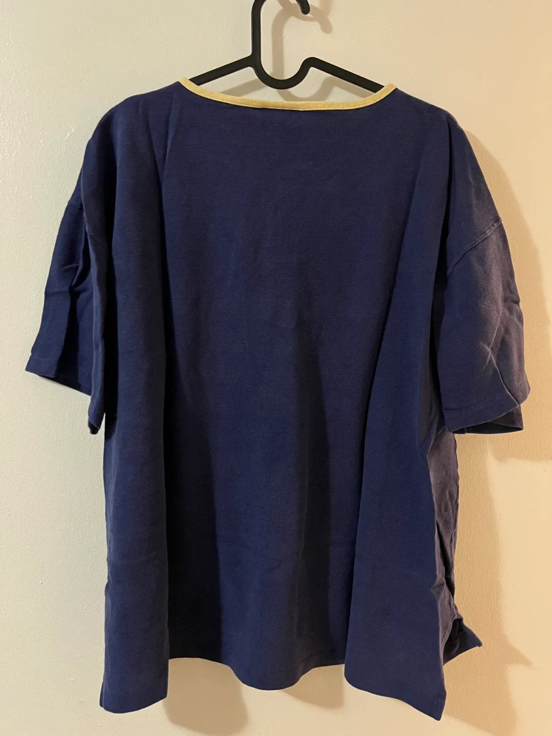 Vintage Lacoste IZOD Navy Blue Baseball T-Shirt image indicator(4)