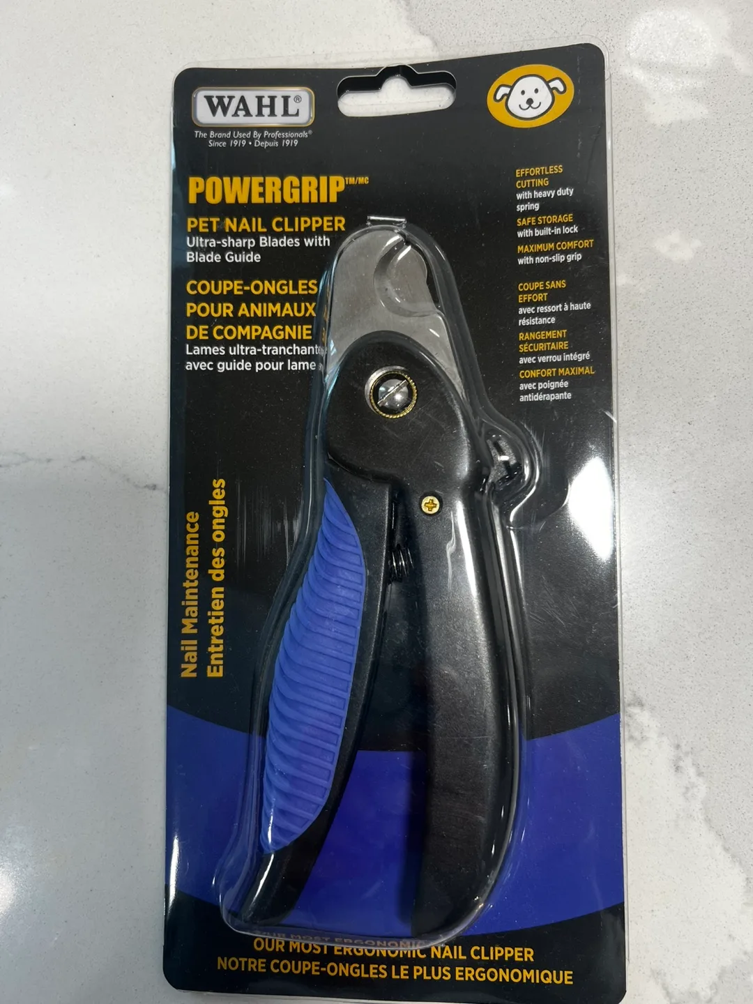 Wahl Powergrip Pet Nail Clipper - New!