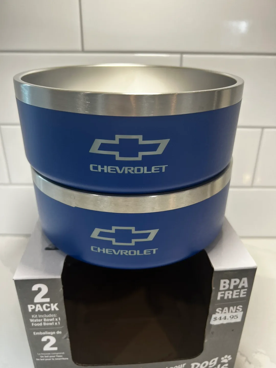 CHOKO  CHEVROLET Dog Bowls - 2 Pack image indicator(2)