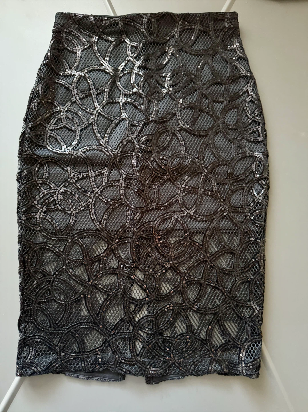 Express Black Sequin Skirt - Size 0 - photo 4