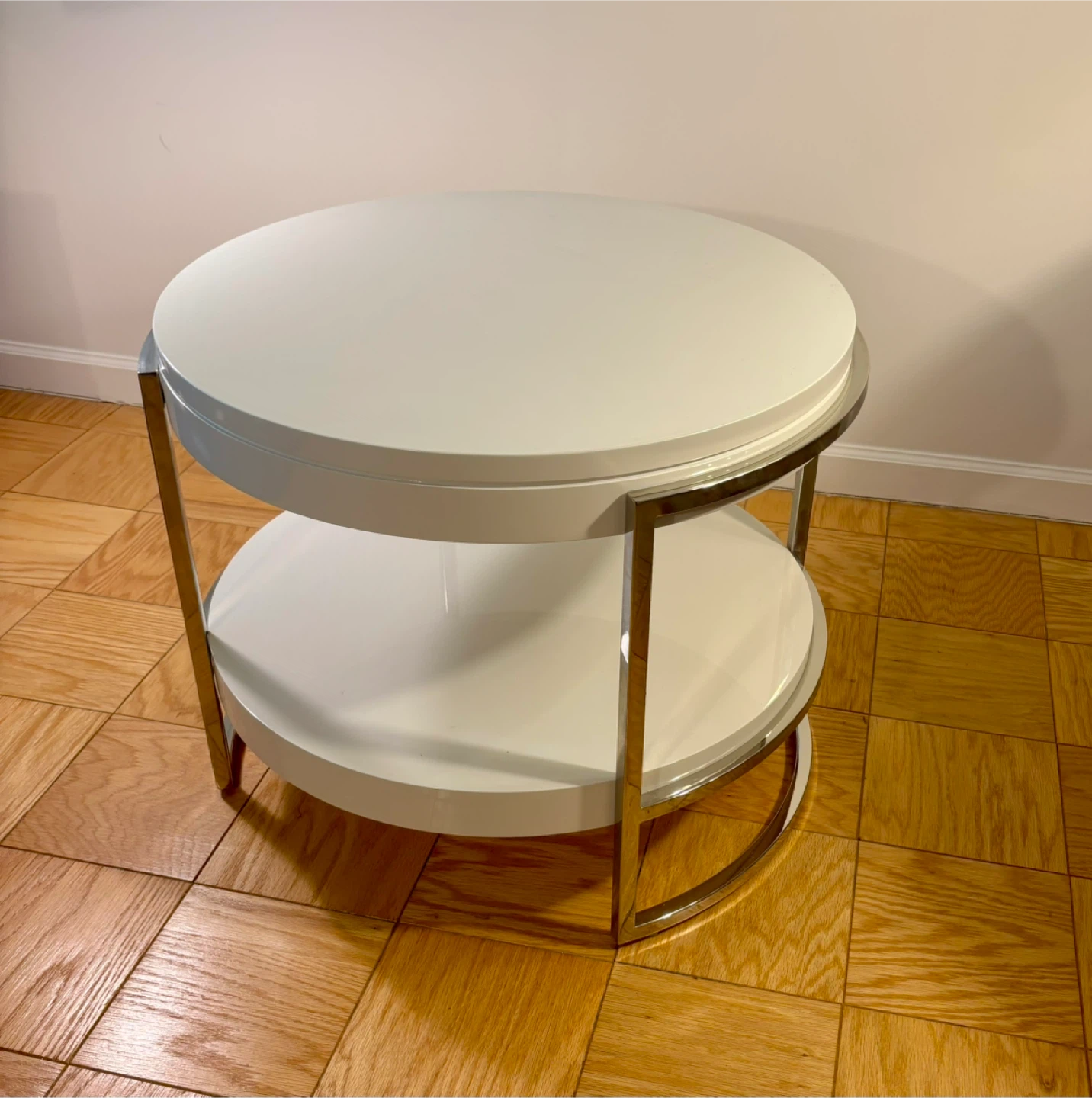 Mitchell Gold + Bob Williams Round Side Table / Nightstand