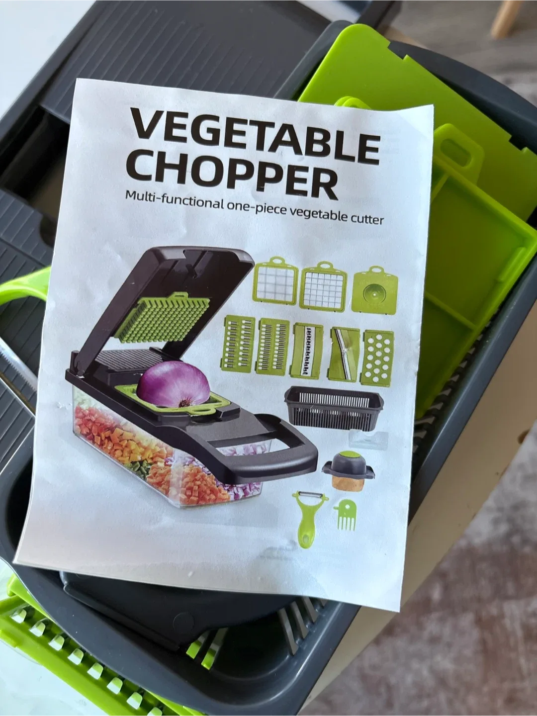 #’cleanout’Vegetable Chopper - Multi-Functional Cutter image indicator(2)