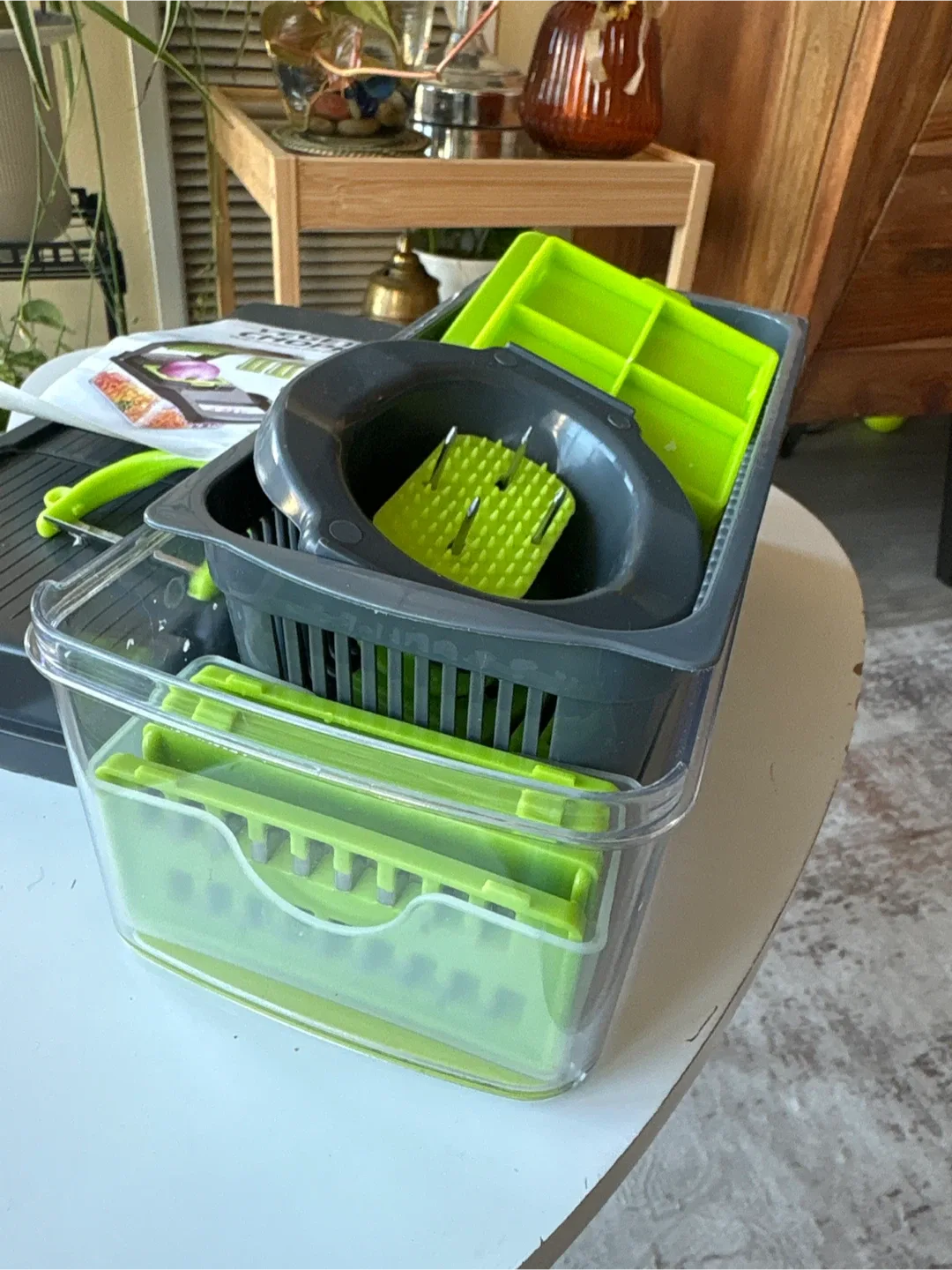 #’cleanout’Vegetable Chopper - Multi-Functional Cutter image indicator(3)