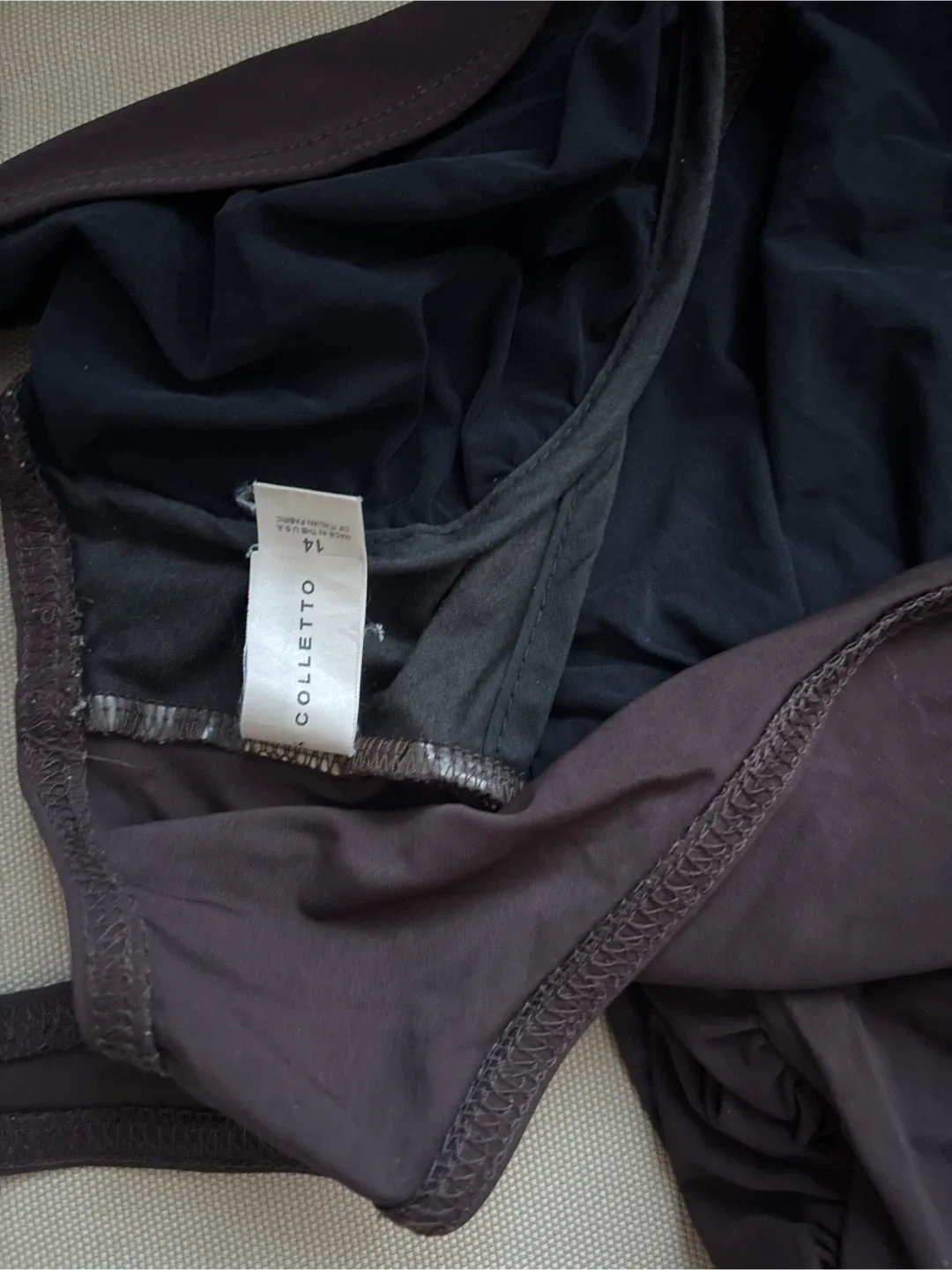 #cleanout Colletto Swimsuit & Coverup - Size 14 image indicator(5)