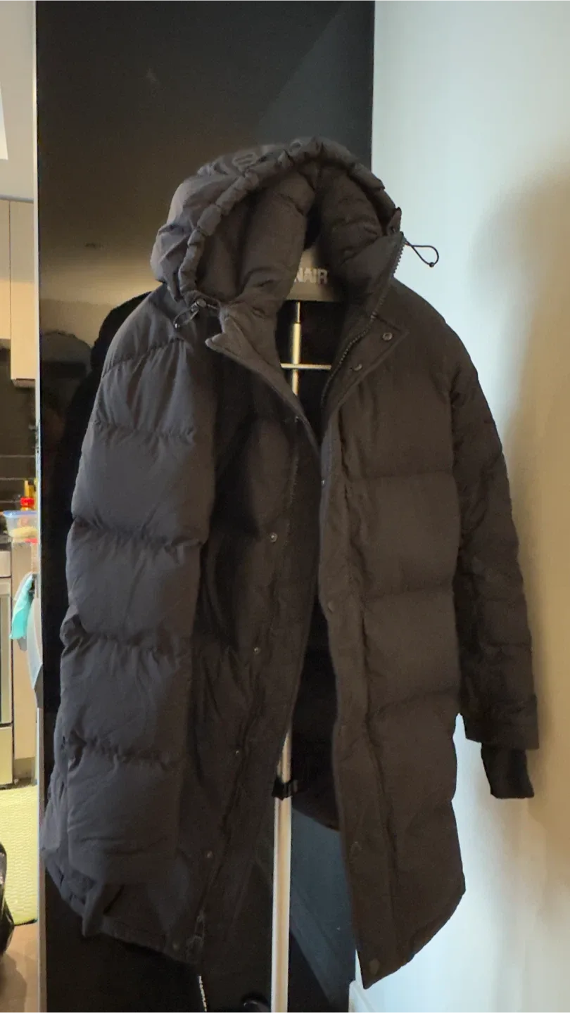 ARTIZIA SUPERPUFF- Black knee length