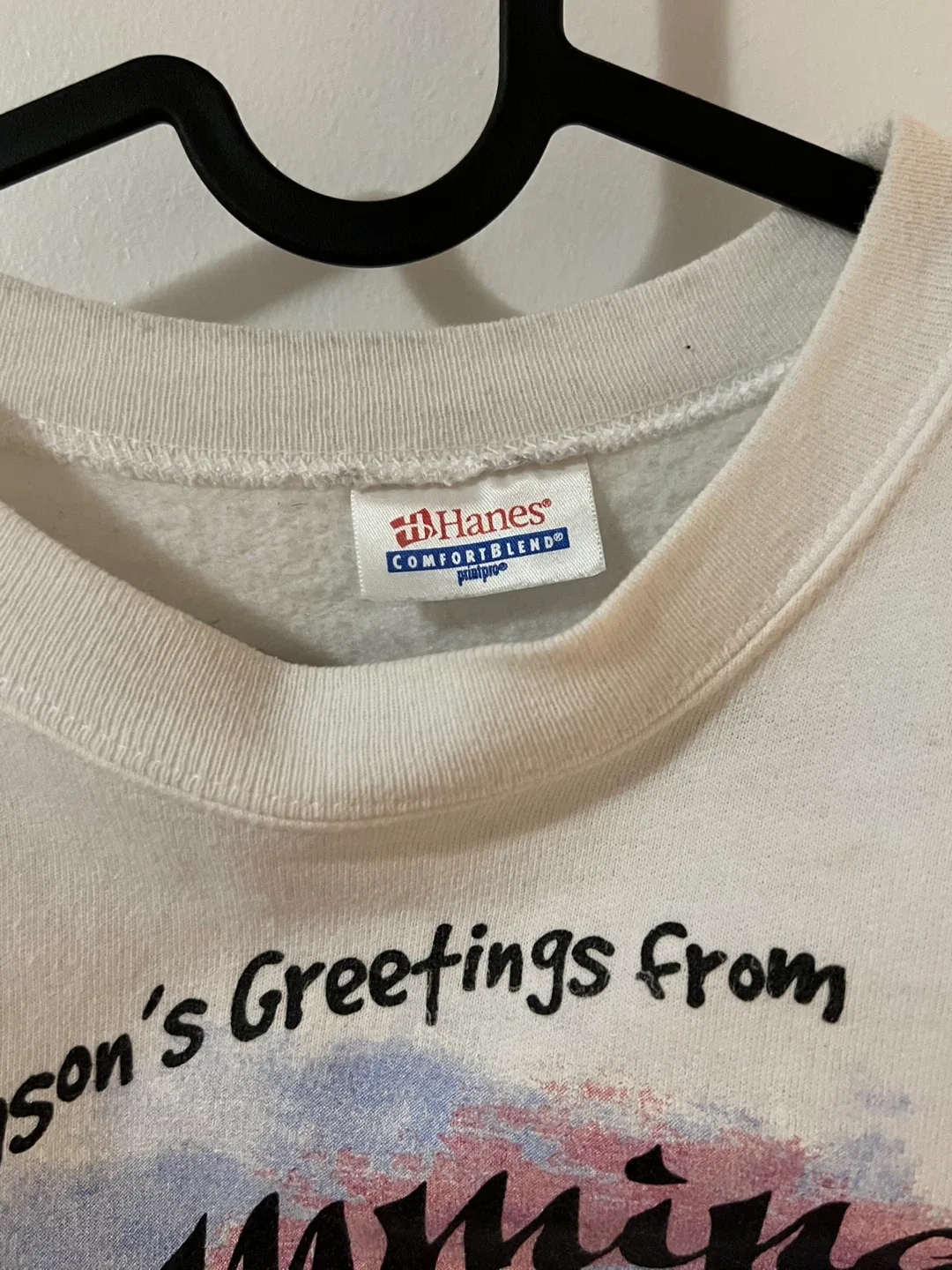 Vintage Hanes ComfortBlend Pullover Sweatshirt image indicator(2)