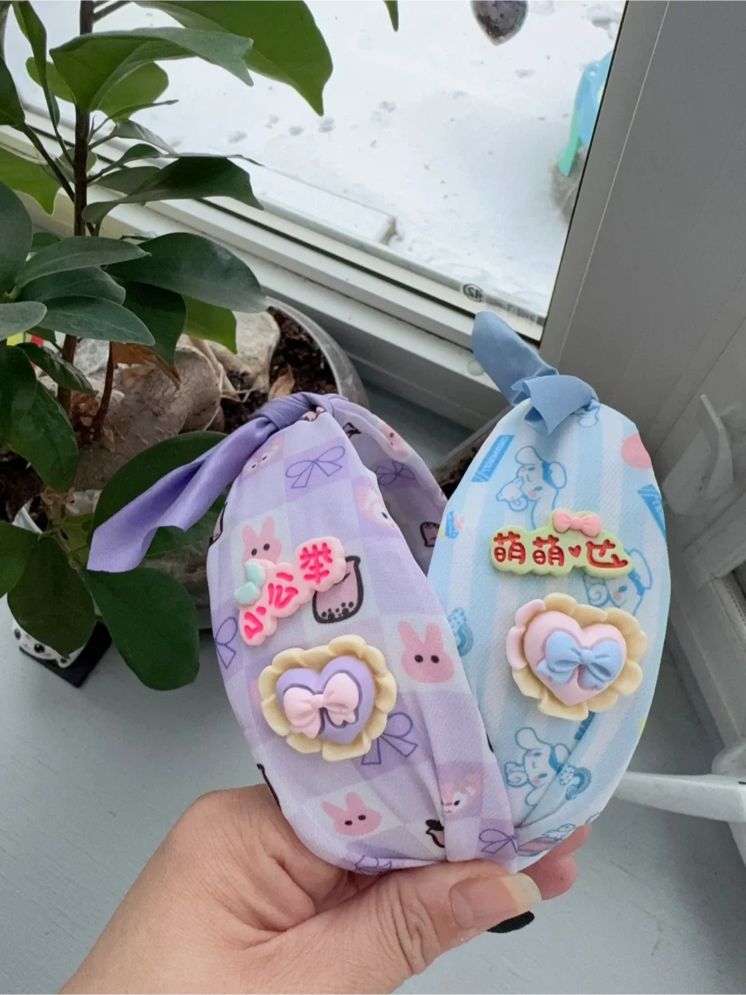 Sanrio Kuromi & Cinnamoroll Headbands 2pc set image indicator(2)