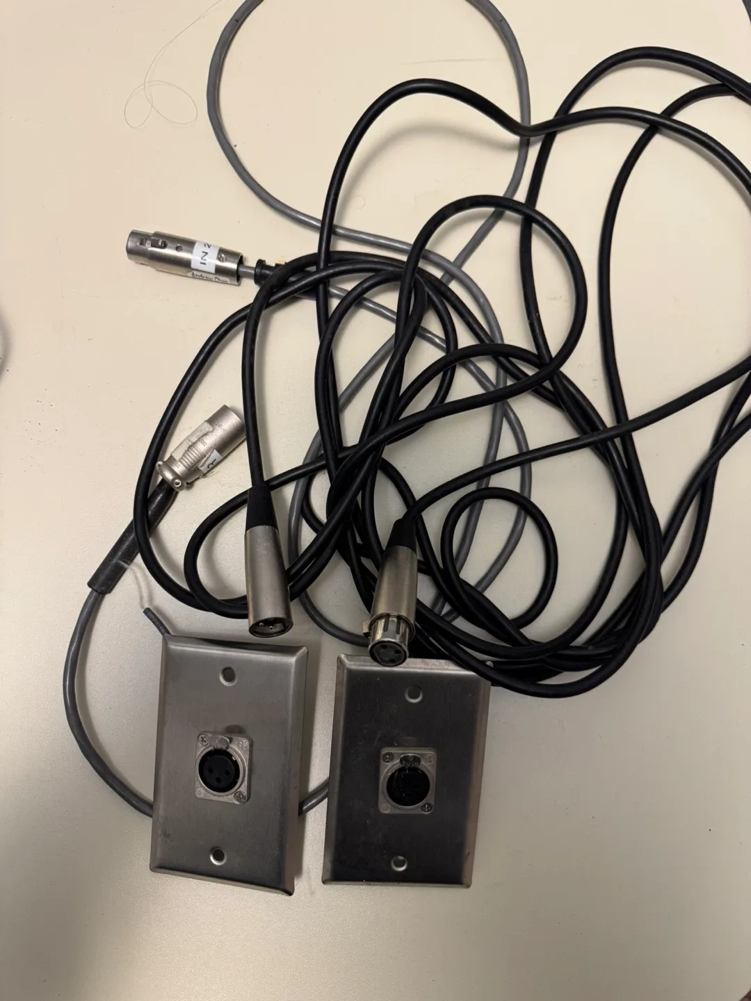 Audio XLR cables and Wall Plates image indicator(2)