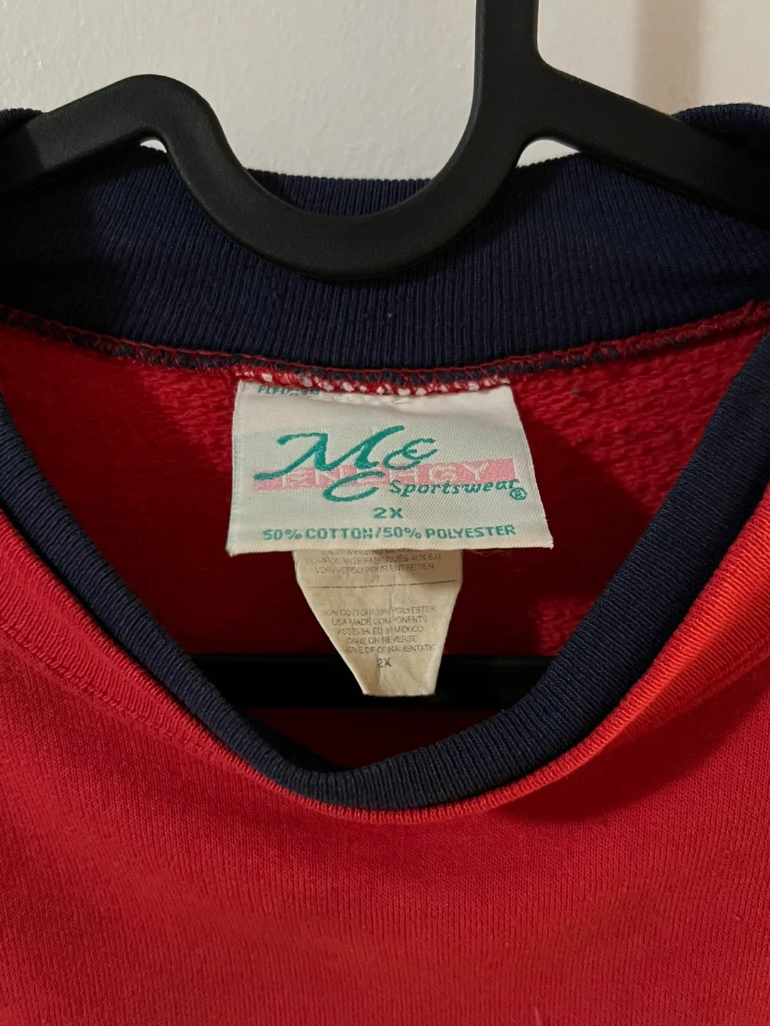 Vintage McHenry Sportswear Red Crewneck - 2X image indicator(2)
