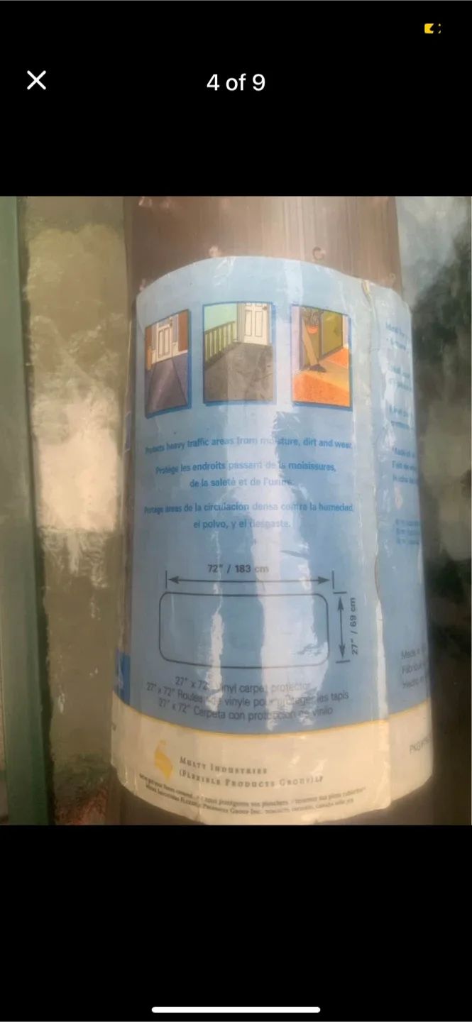 StepGuard Low Pile Carpet Protector - 27" x 72" image indicator(5)